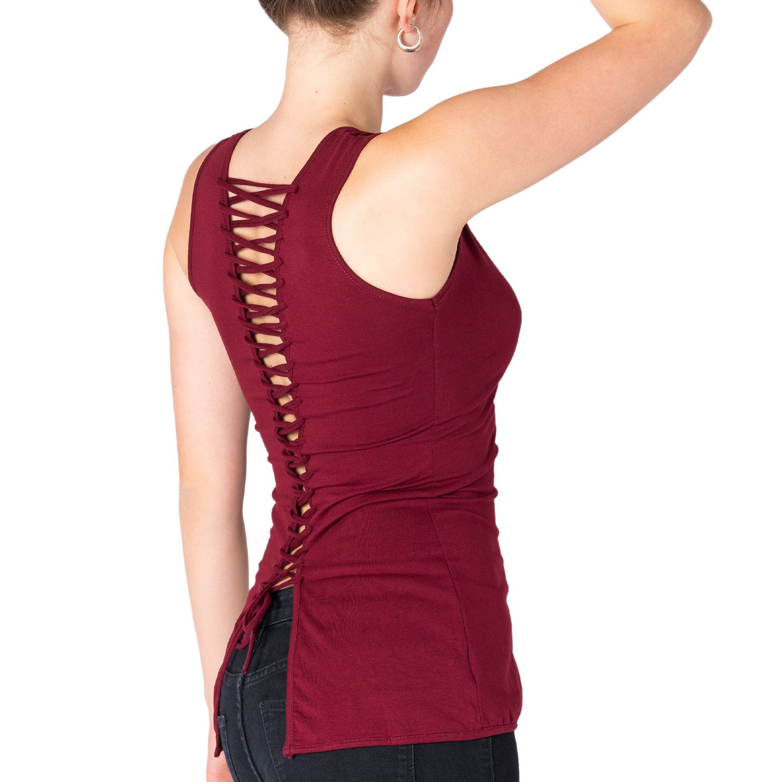 PANASIAM T-Shirt Ripped Top mit Cut-Outs günstig online kaufen