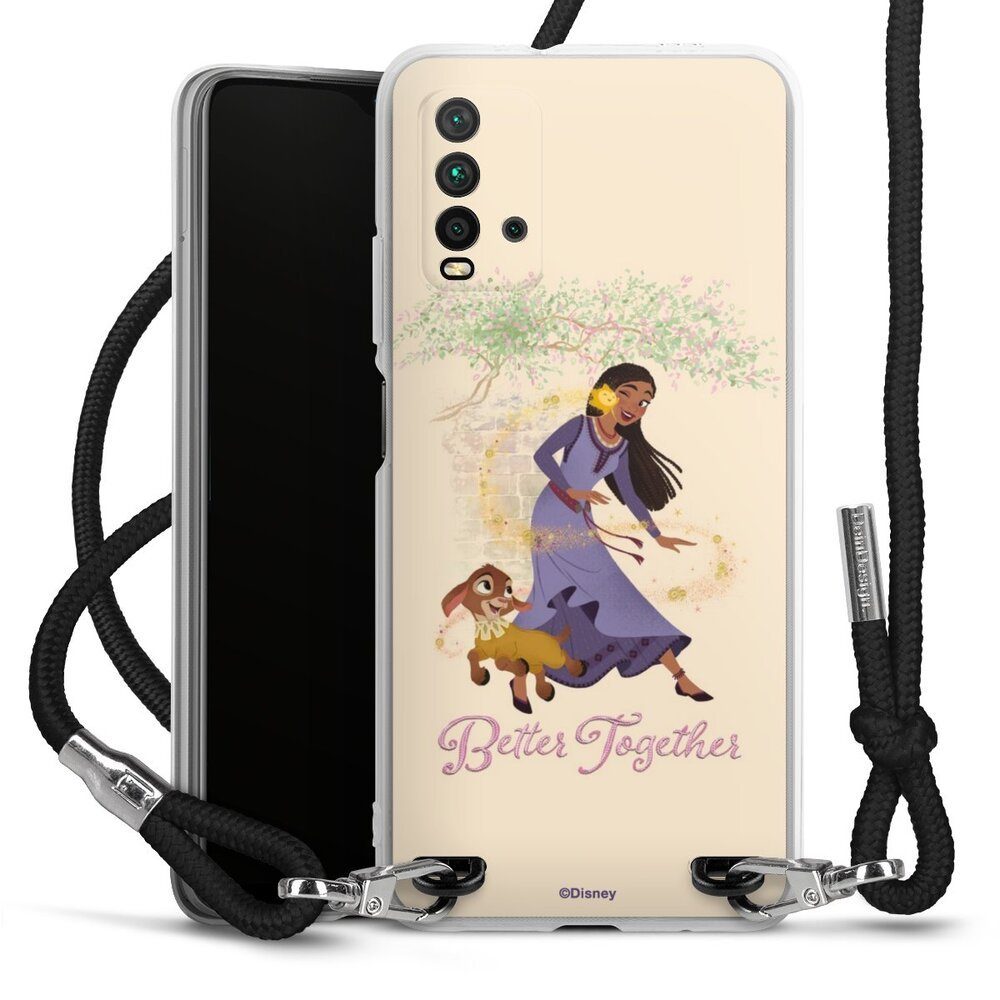 DeinDesign Handyhülle Offizielles Lizenzprodukt Prinzessin Wish Better Together, Xiaomi Redmi 9T Handykette Hülle mit Band Case zum Umhängen