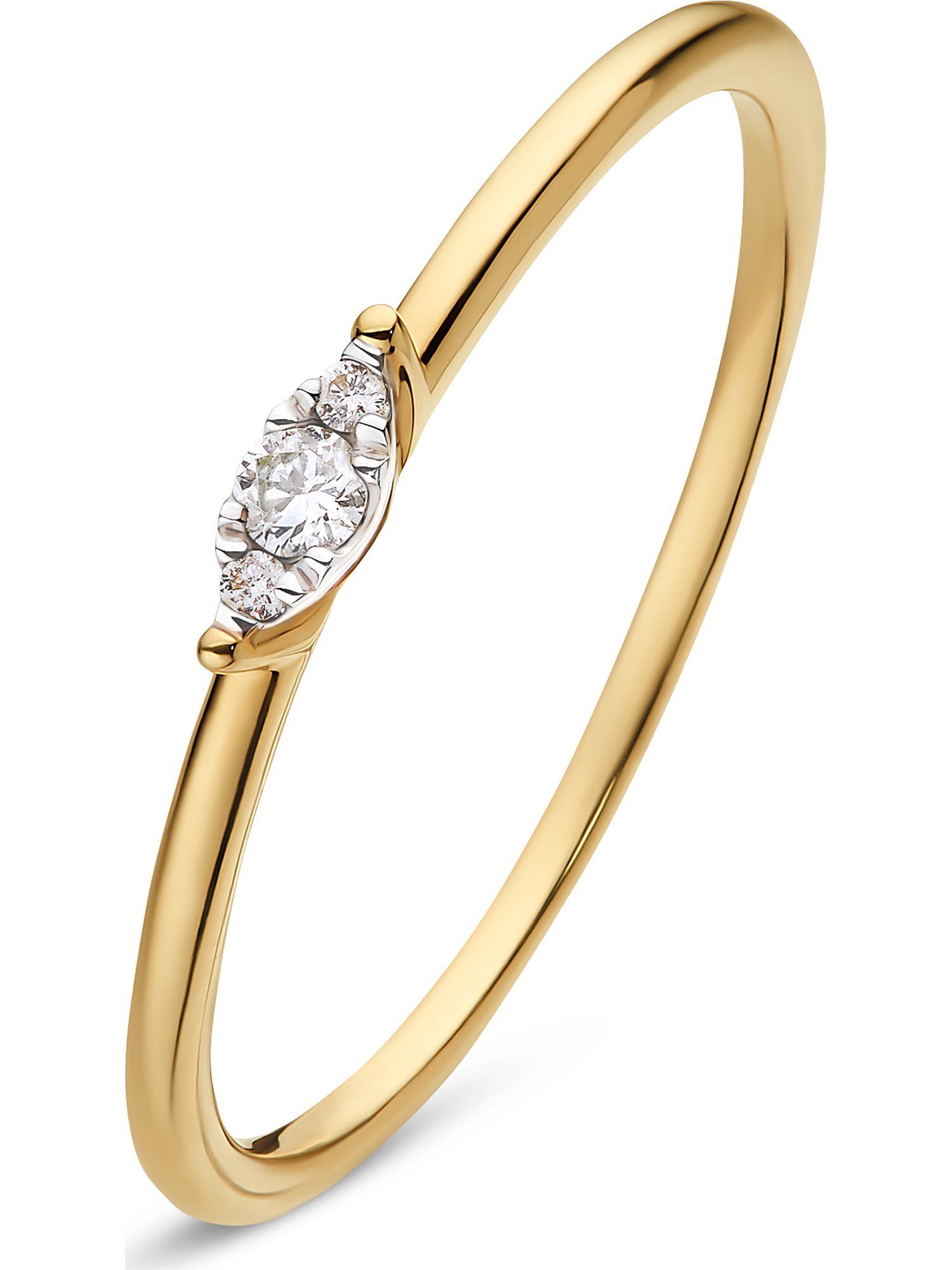 CHRIST Diamantring CHRIST Damen-Damenring 375er Gelbgold günstig online kaufen