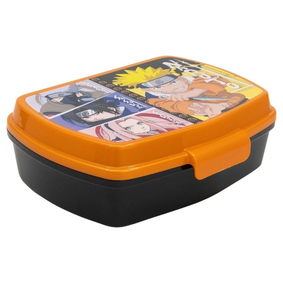 Stor Lunchbox Naruto Kinder Brotdose – Lunchbox Pausenbox Schulbrotbox, (Brotzeitdose), Brotzeitdose