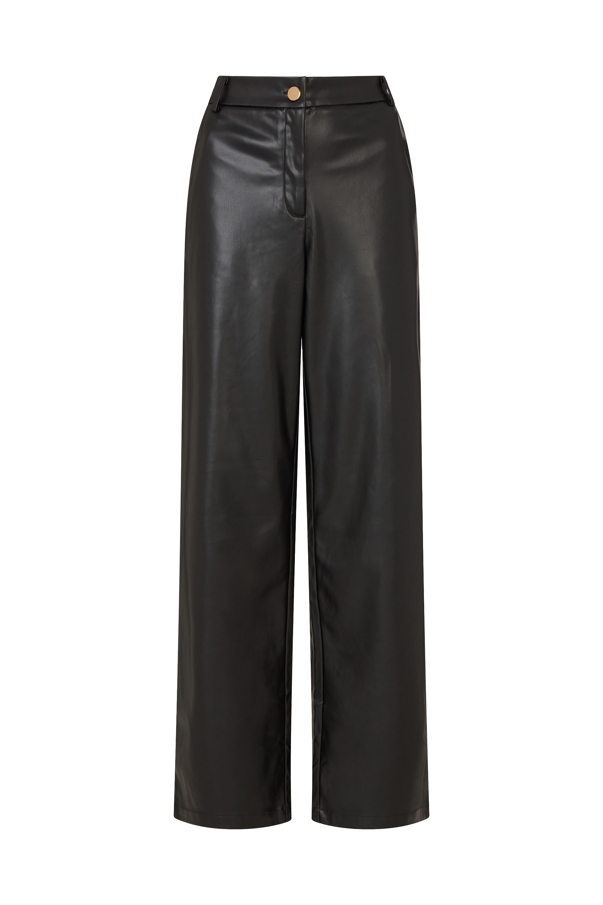 Lily and Lionel Jerseyhose Gaia Wide Leg Leather Trouser. Damen günstig online kaufen