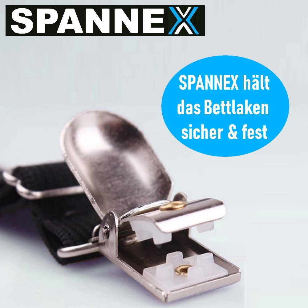 MAVURA Spannbettlaken SPANNEX Bettlaken Spanner verstellbare günstig online kaufen