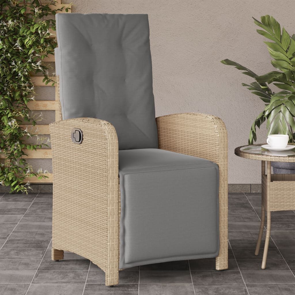 vidaXL Gartensessel, Outdoor Sessel mit Fußteil günstig online kaufen