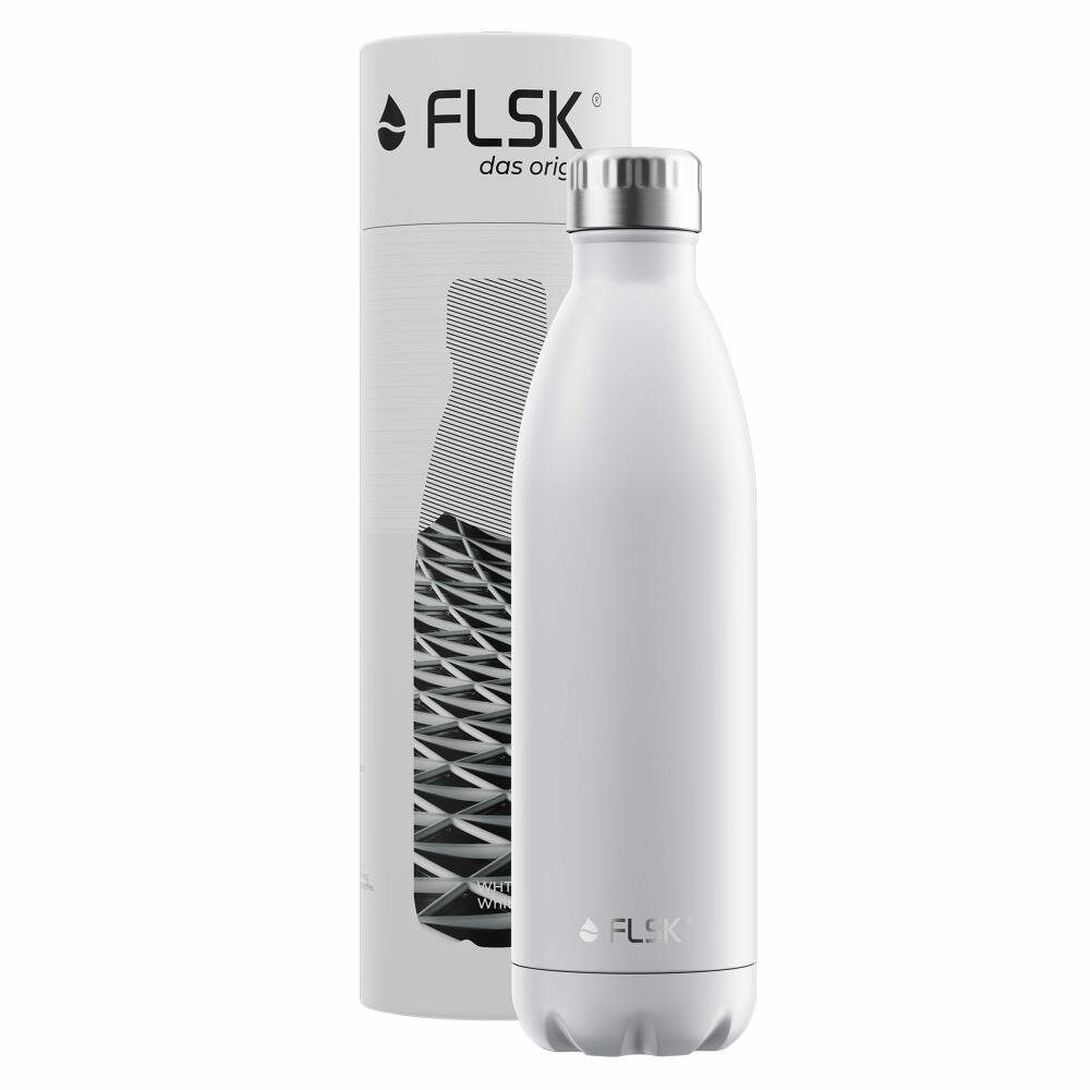 FLSK WHTE Trinkflasche 750 weiß ml