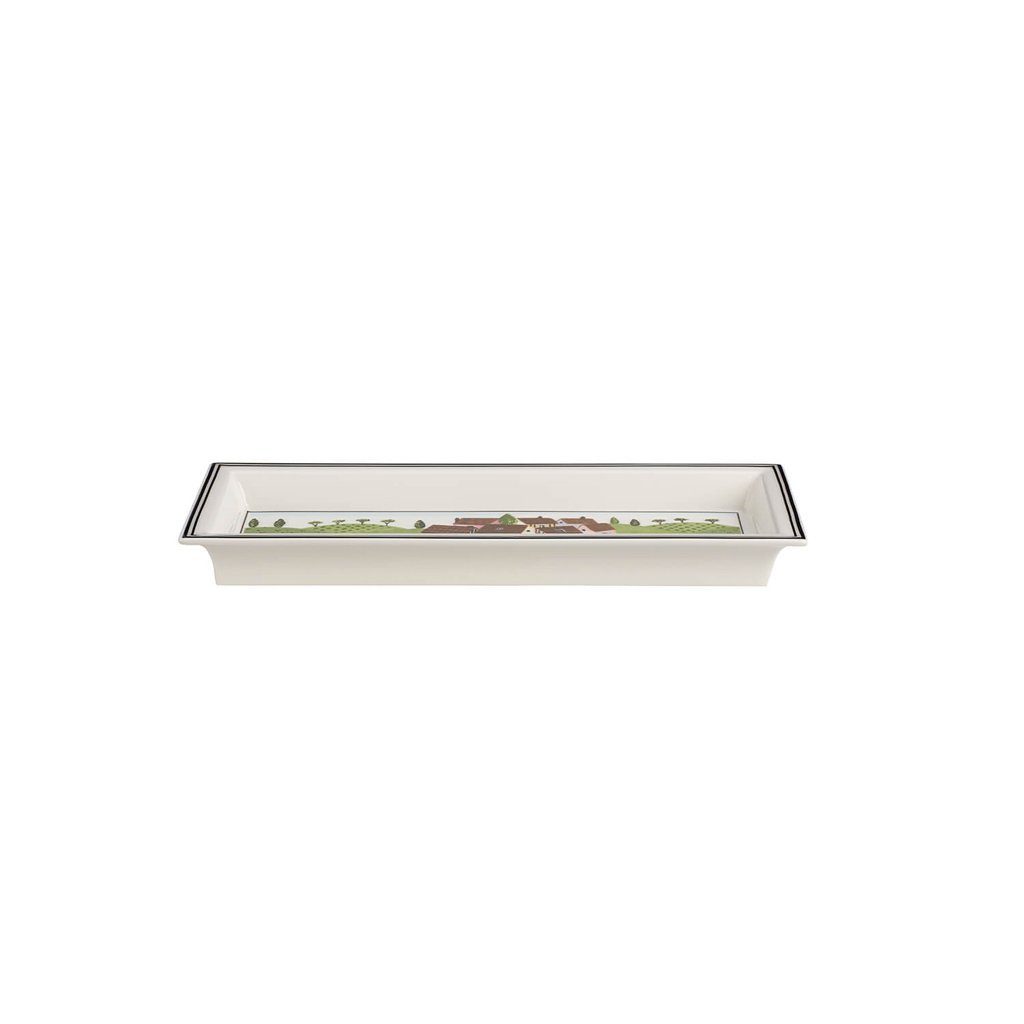 Villeroy & Boch Müslischale Design Naif Gifts rechteckige Schale, Porzellan, (1-tlg), Premium Porcelain, mikrow.- & spülm.sicher, Made in Germany