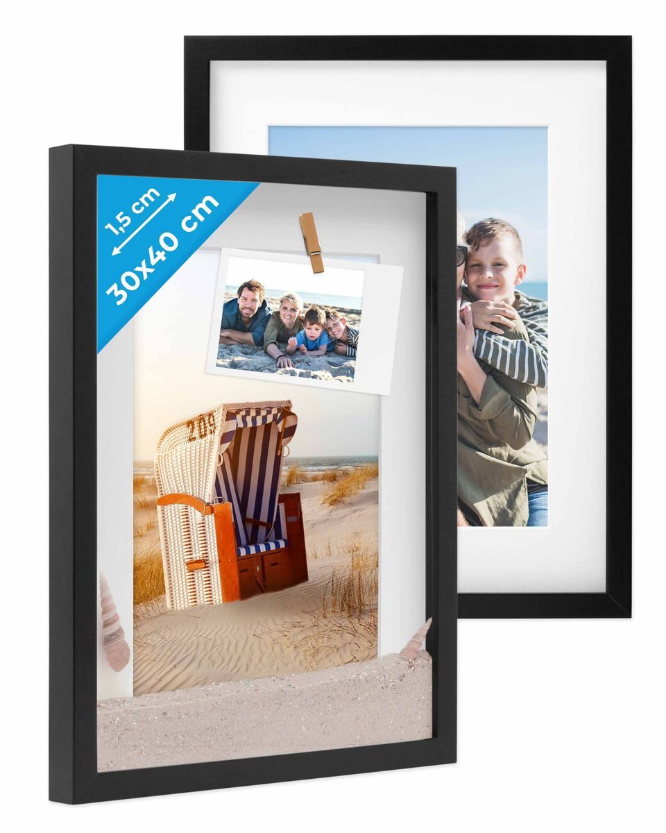 PHOTOLINI Bilderrahmen 2er Set 3D-Rahmen mit günstig online kaufen