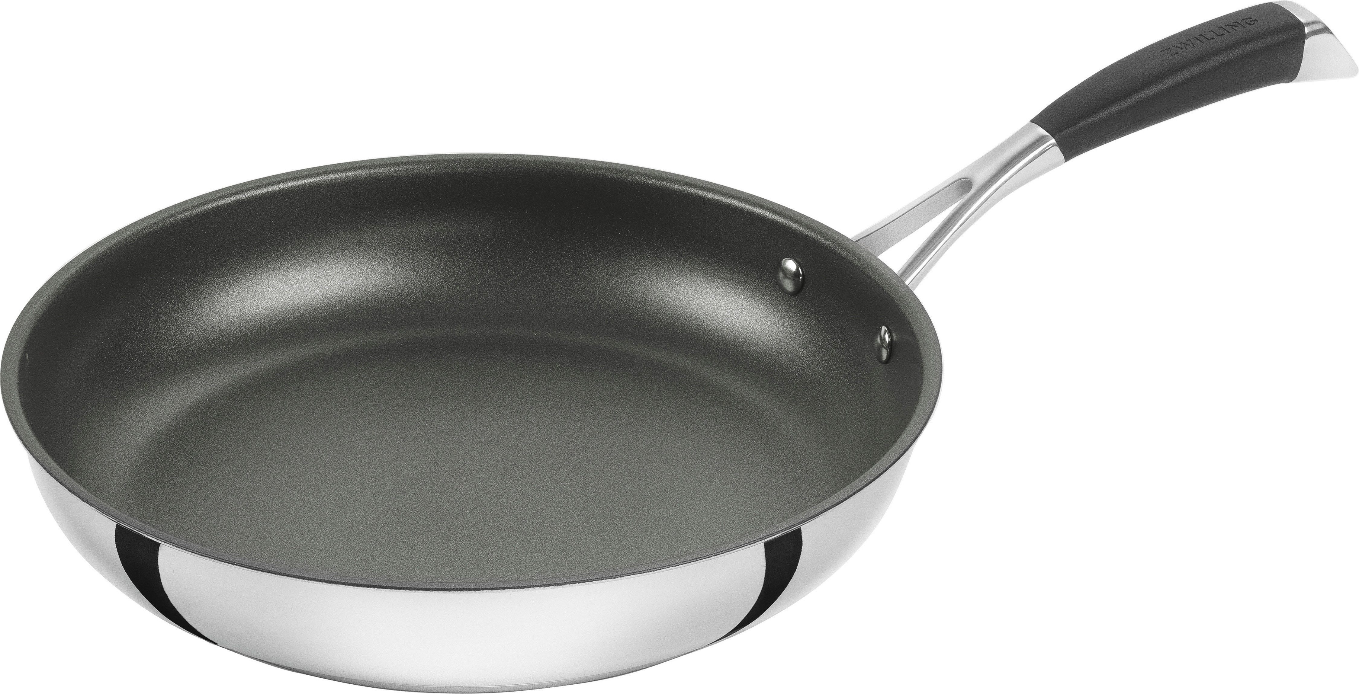 Zwilling Bratpfanne Poletto, Edelstahl (1-tlg), Sandwichboden, Duraslide Diamond Beschichtung, Induktion
