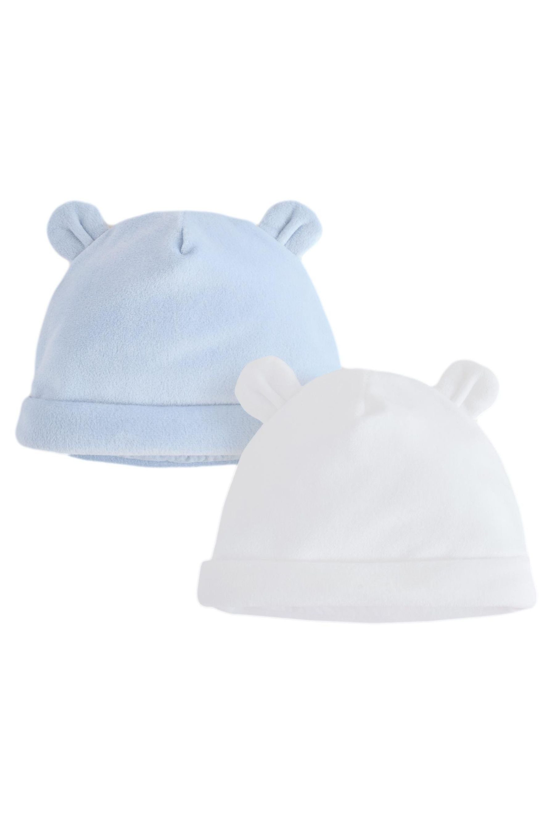 Next Erstlingsmütze Baby-Strickmützen, 2er-Pack (2-St)