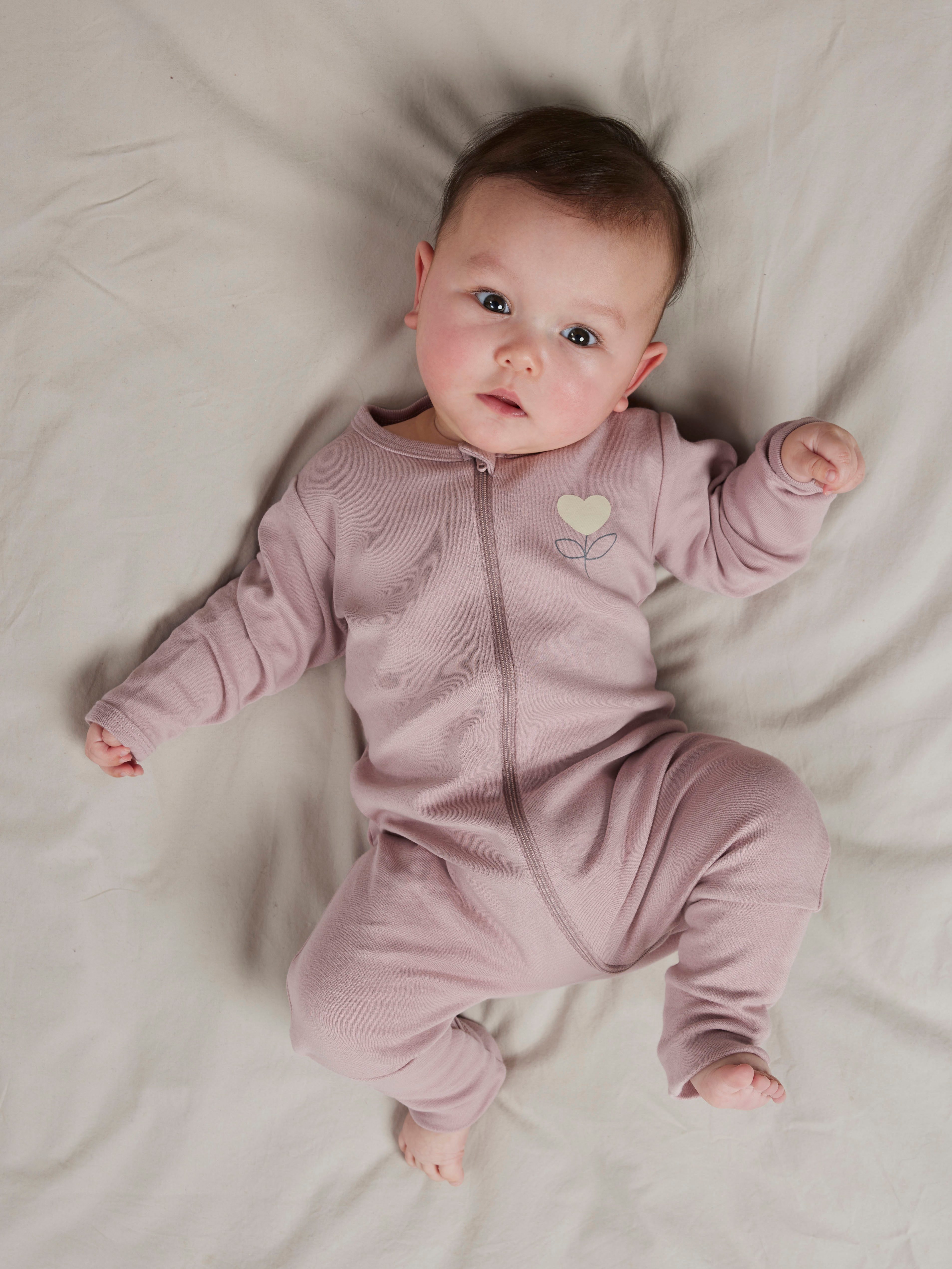 Name It Pyjama NBFNIGHTSUIT 2P ZIP FF HEART NOOS (Packung, 2 tlg)