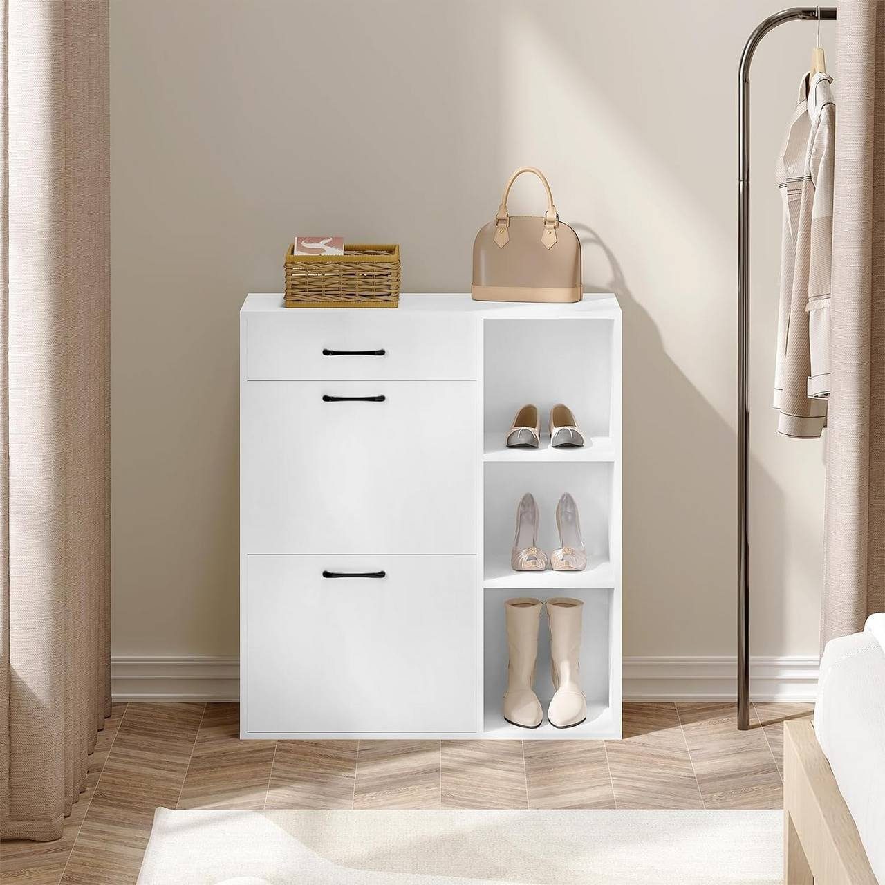 Woltu Schuhschrank (1-St) Schuhkipper mit 2 günstig online kaufen
