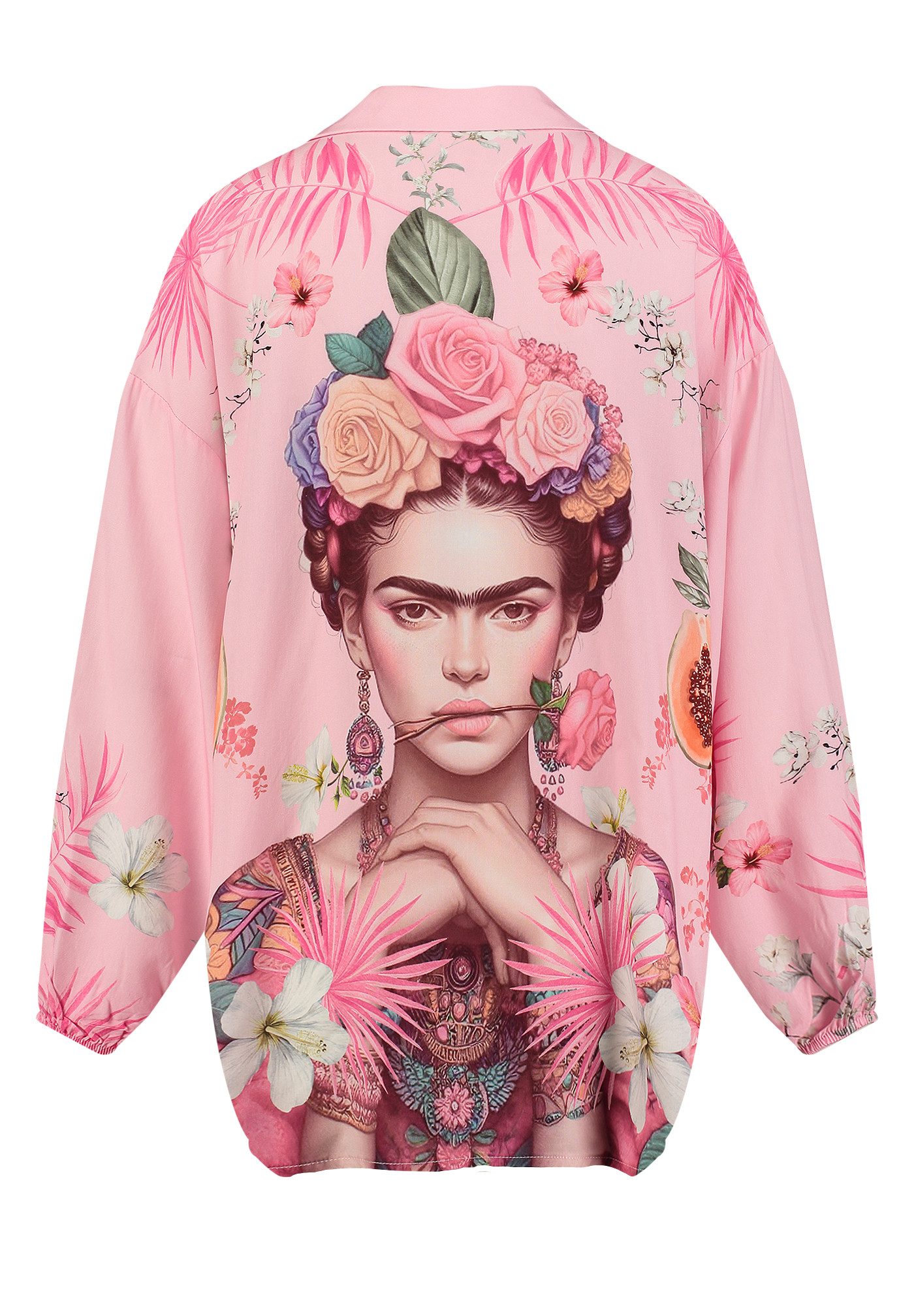 Key Largo Langarmbluse WB GALLERY v-neck (1-tlg)