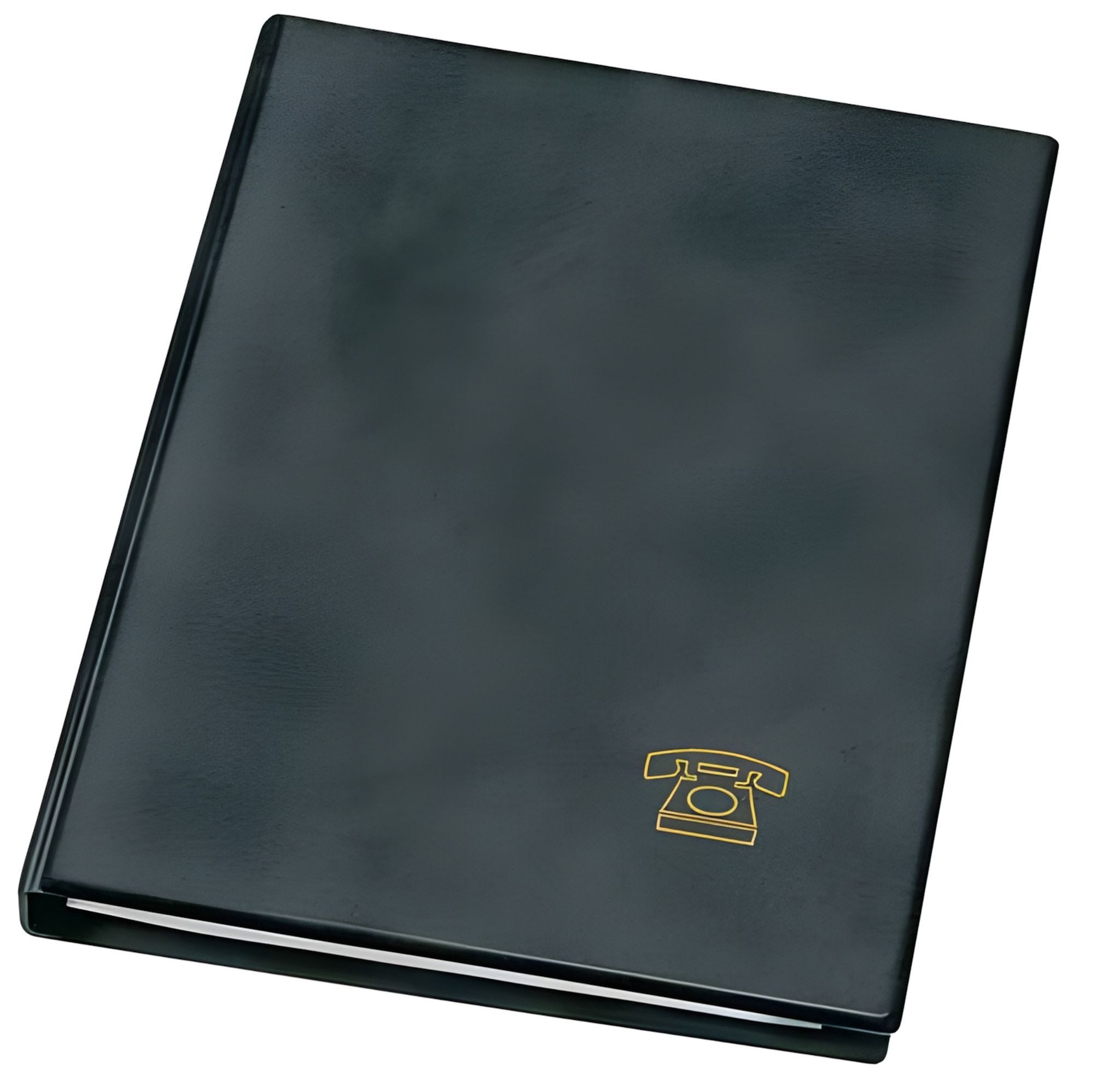 VELOFLEX Notizbuch VeloflexTelefon Ringbuch A5 schwarz 4-Ring 16mm