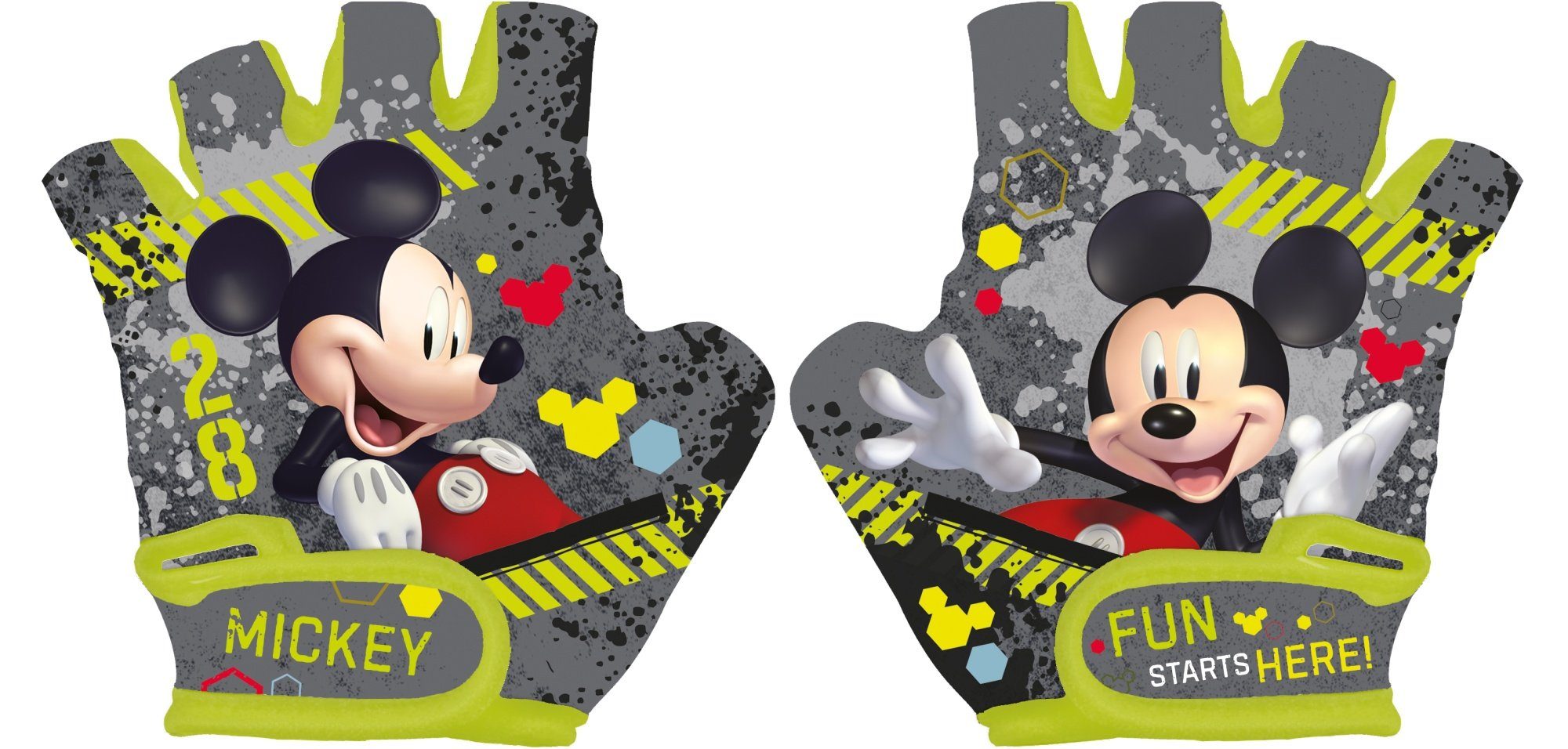 Fahrradhandschuhe Disney/Marvel Schutz-Handschuh Größe Seven Polska fingerloser XS, "MICKEY",