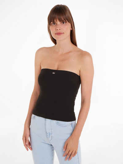 Tommy Jeans Bandeautop TJW SLIM ESSENTIAL TUBE TOP mit Tommy Jeans Logo-Flag