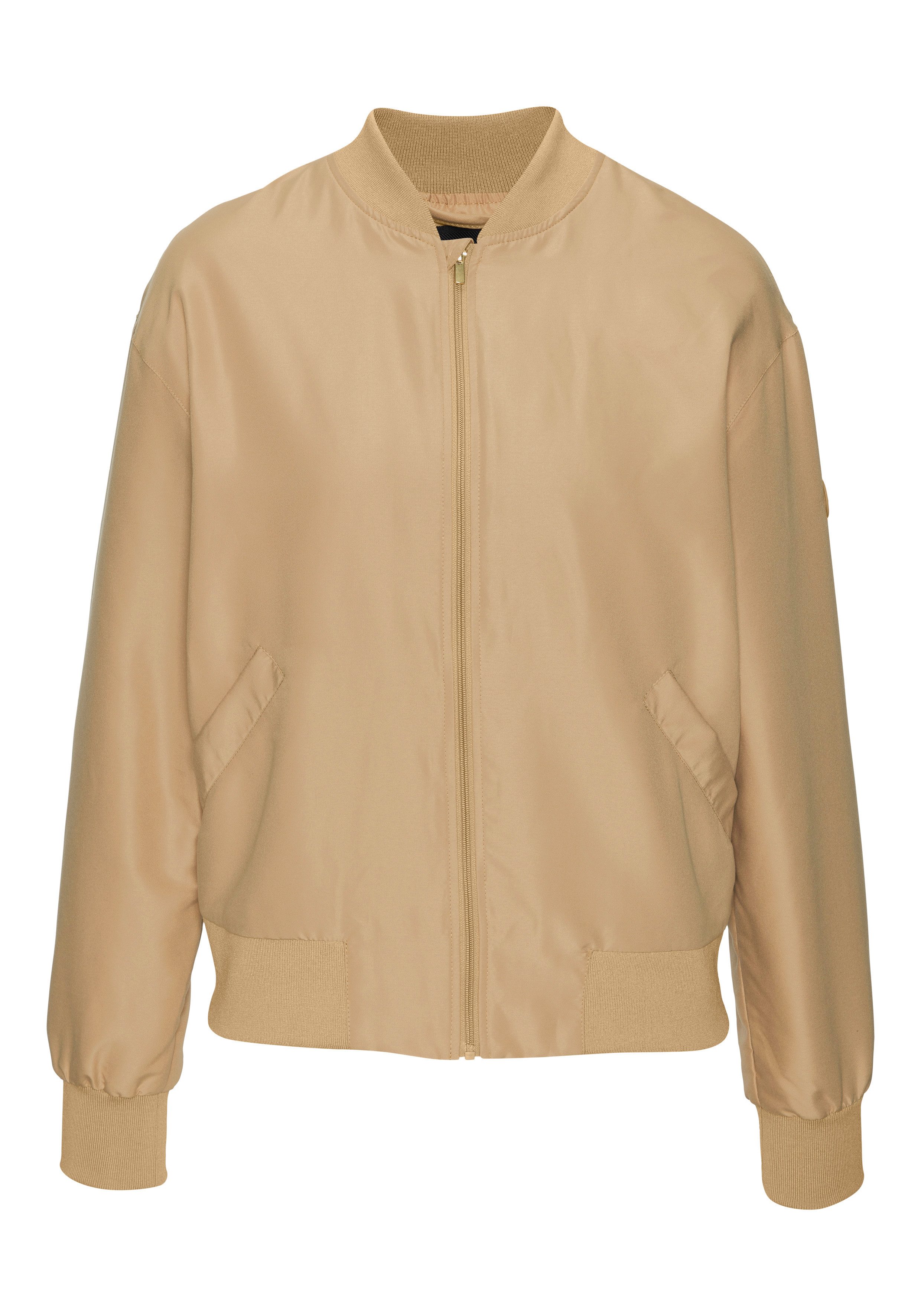 French Connection Blouson mit College-Kragen. Reduzierter Preis € 79,99. Unverbindliche Preisempfehlung € 99,99