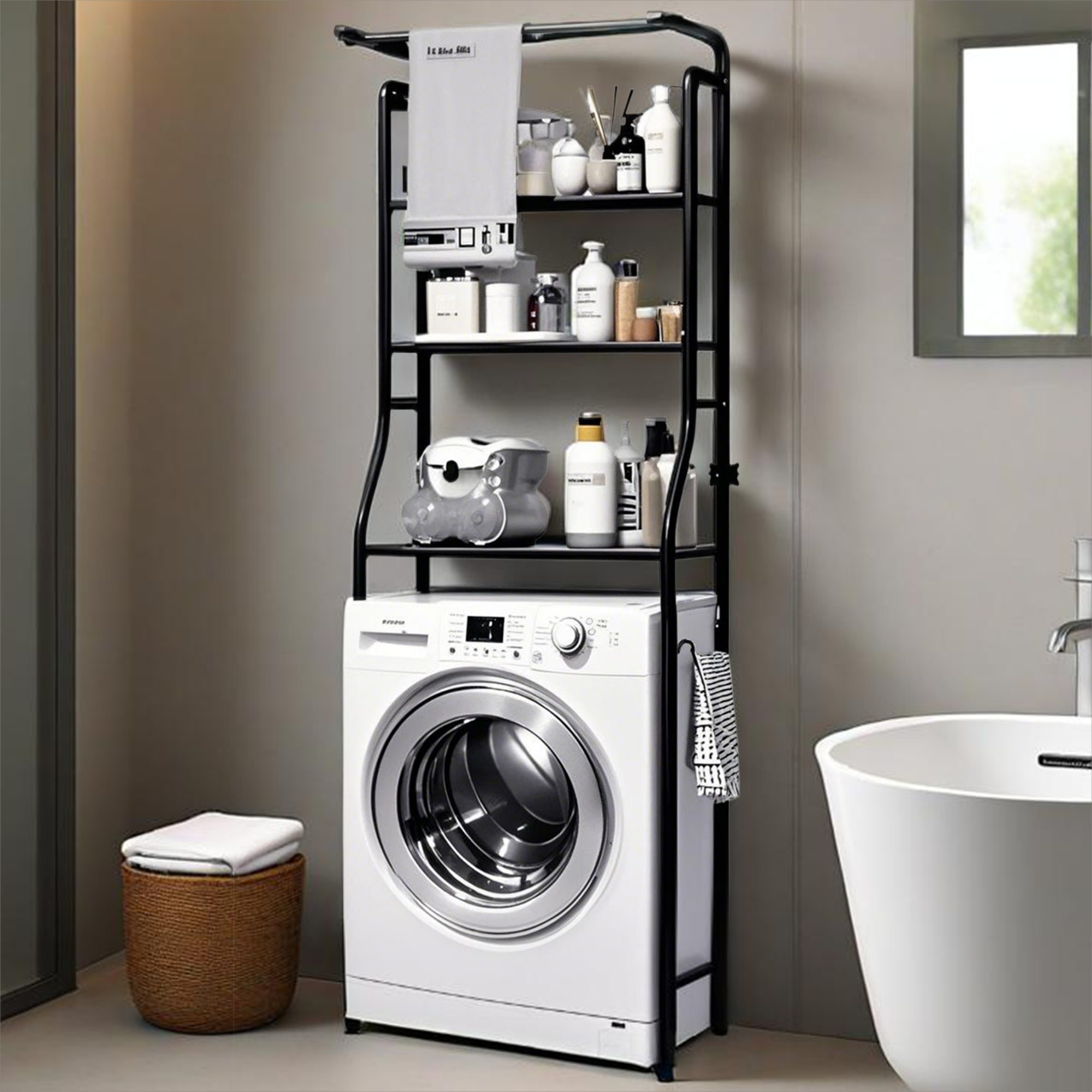 YINDN Badregal 3 Ablagen Toilettenregal mit günstig online kaufen