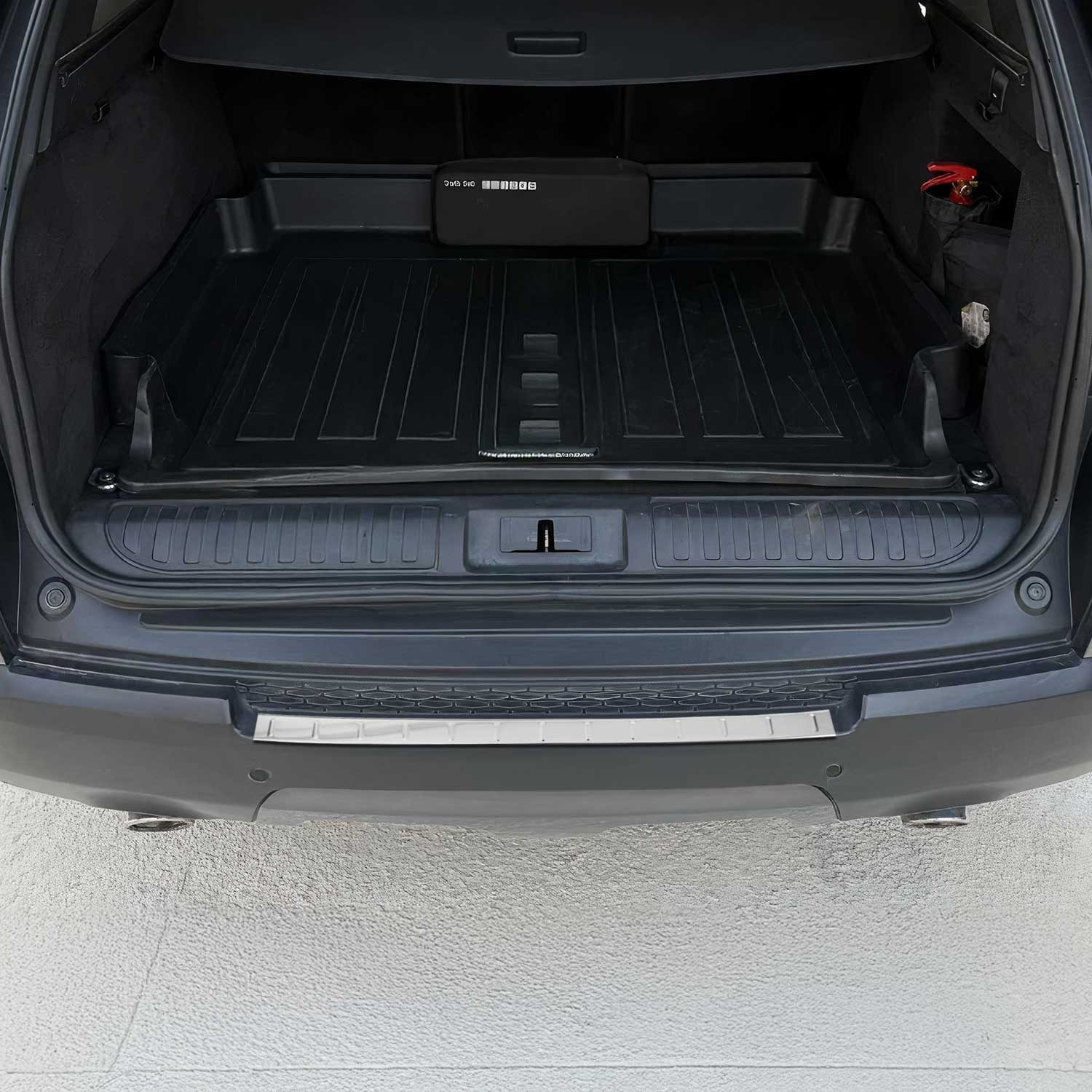 OMAC Ladekantenschutz für Range Rover Sport 2014-25 Edelstahl Chrom, Zubehör für Range Rover Sport 2014-2025, Langlebig,Einfache Reinigung,Einfache Installation,Rostbeständig