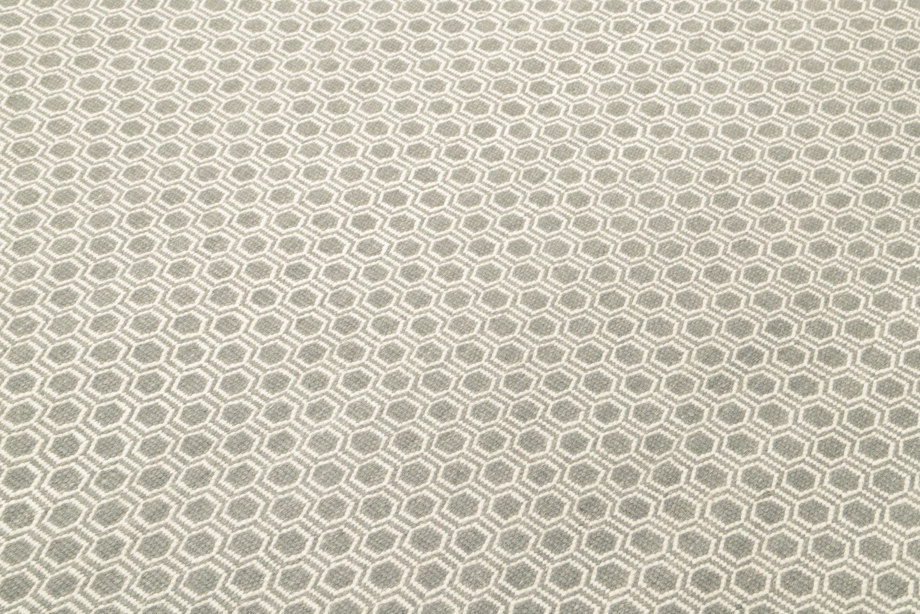 Carpet Avenue Teppich Kelim Dhorri Diamond - Grau 230x160, Rechteck, Höhe: 4 mm