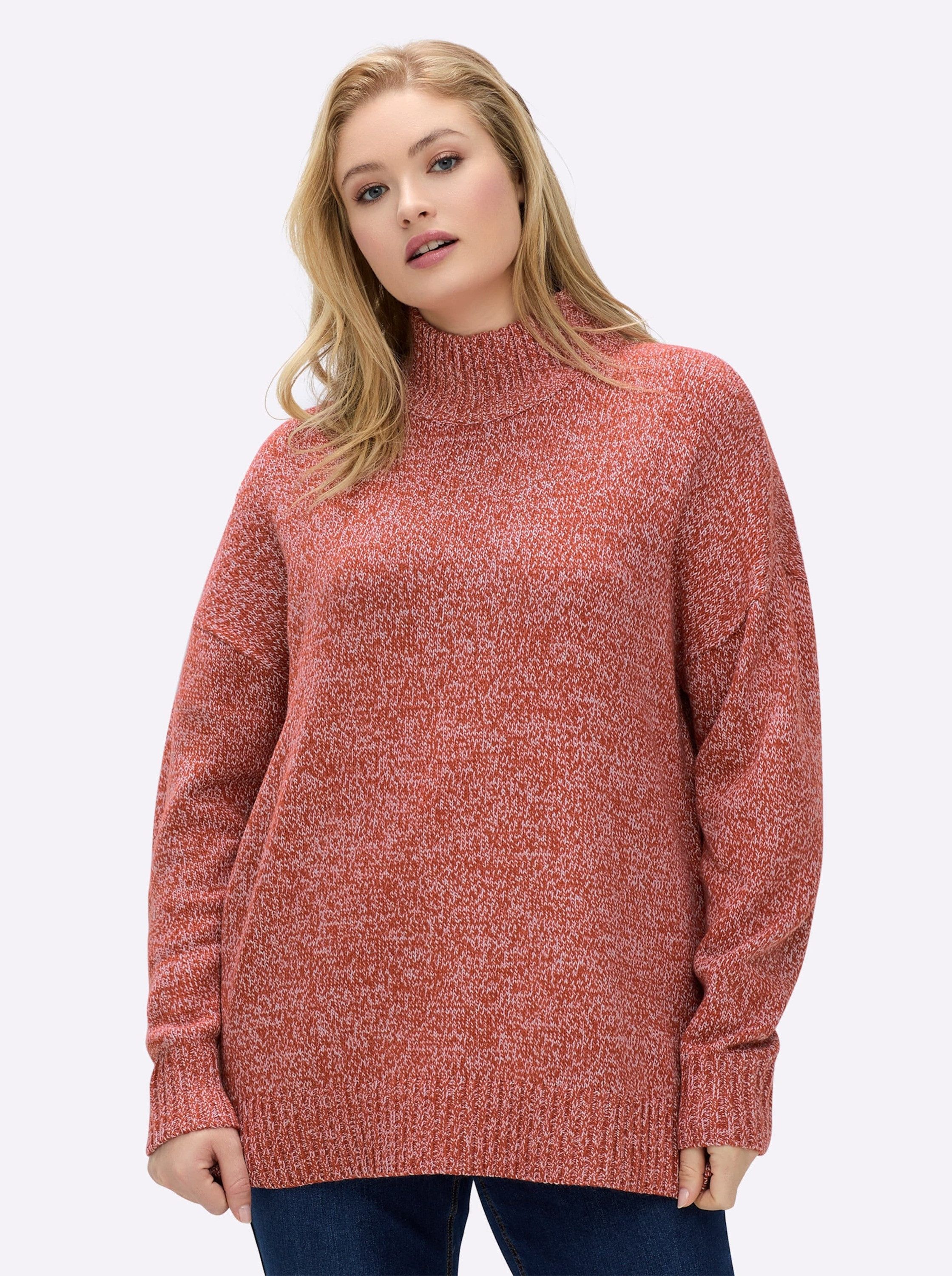 Sheego Strickpullover Pullover Langarm Jersey günstig online kaufen