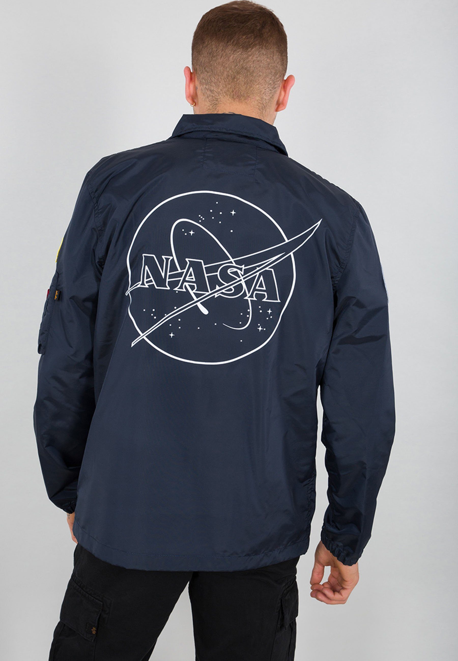 Alpha - Alpha rep.blue Industries NASA Jackets Men Coach Lightweight Bomberjacke Industries Jacket