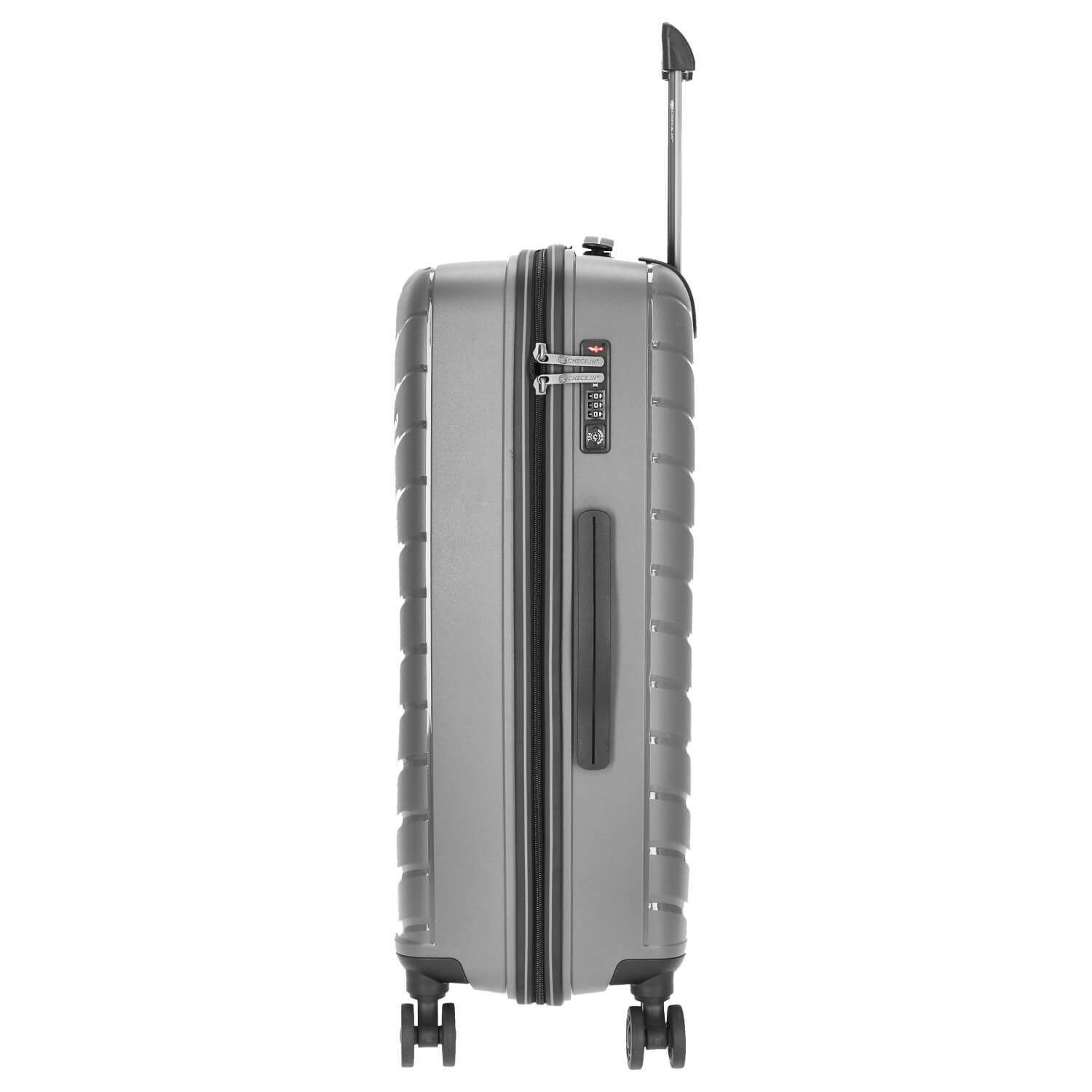 Rollen Trolley CHECK.IN® silber 67 4-Rollen-Trolley Orlando 4 - cm,