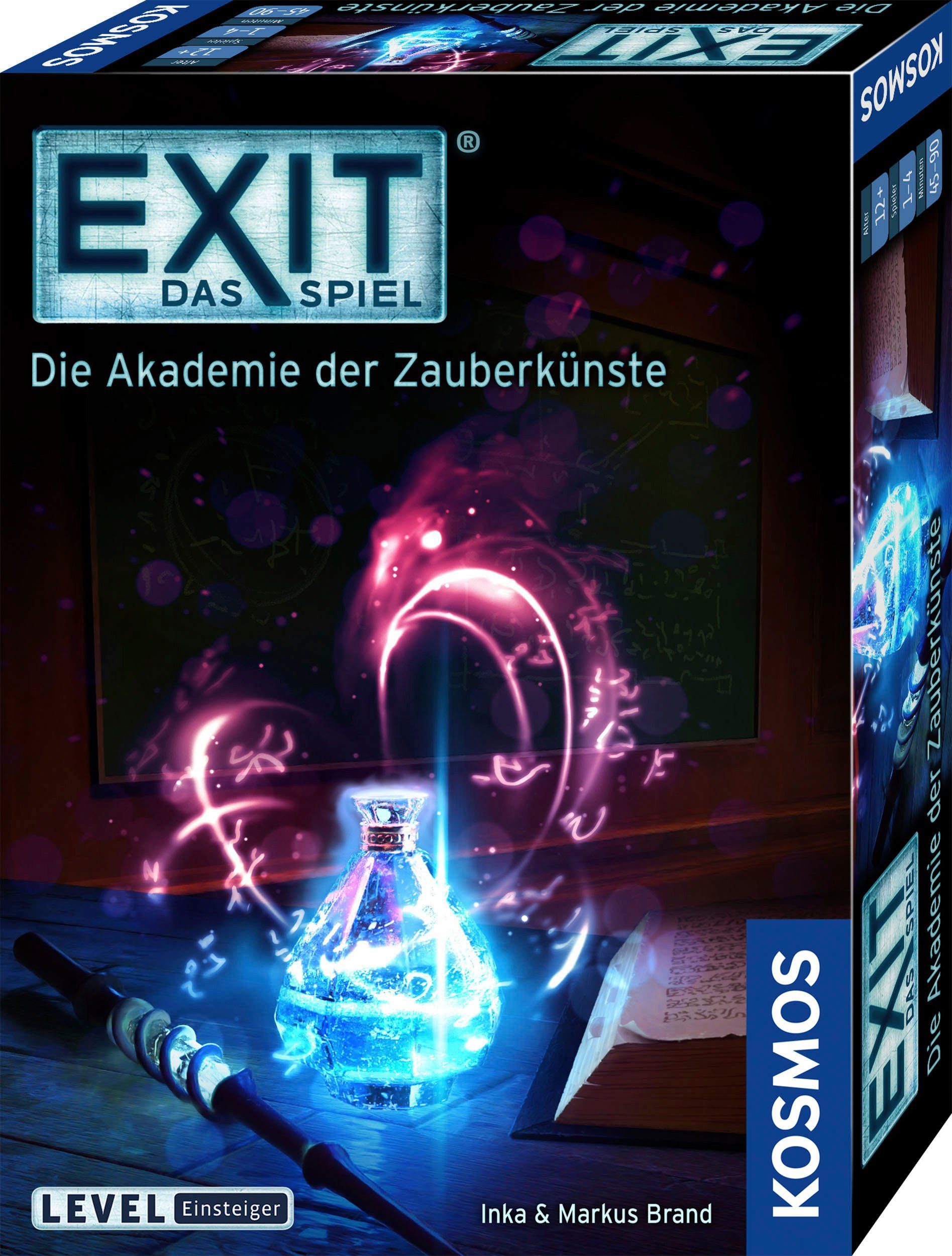 Kosmos Spiel EXIT, Das Spiel: Die Akademie der Zauberkünste (E), Rätselspiel, Made in Germany