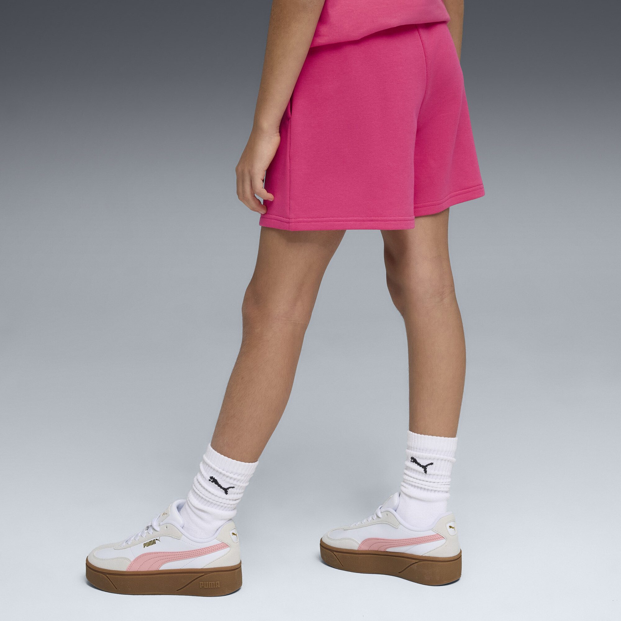 PUMA Sporthose Essentials High-Waist Shorts Mädchen – Bild 3 von 5