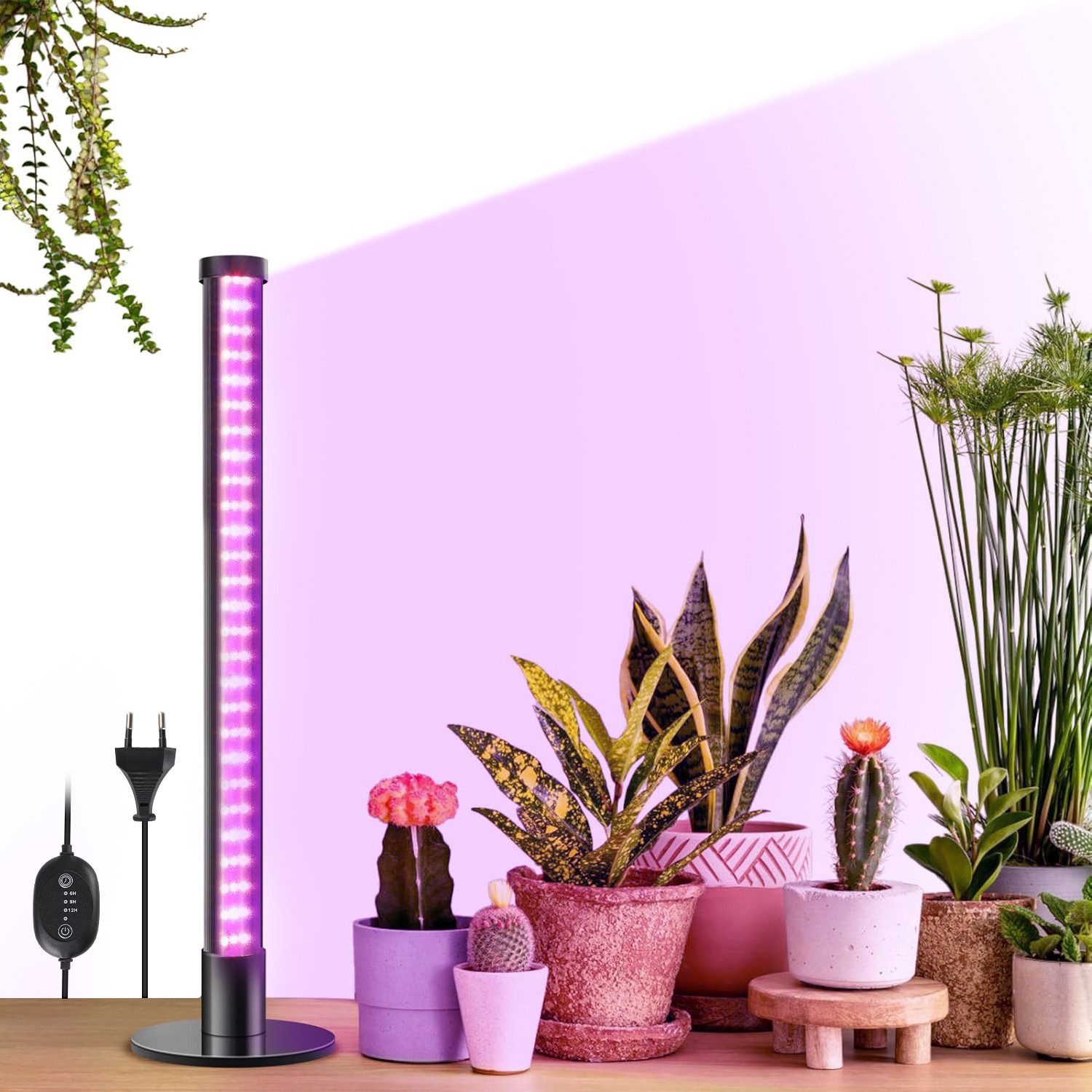 MUPOO Pflanzenlampe Grow Lampe Bodenpflanzen Wachstumslampen,Timer Pflanzen günstig online kaufen