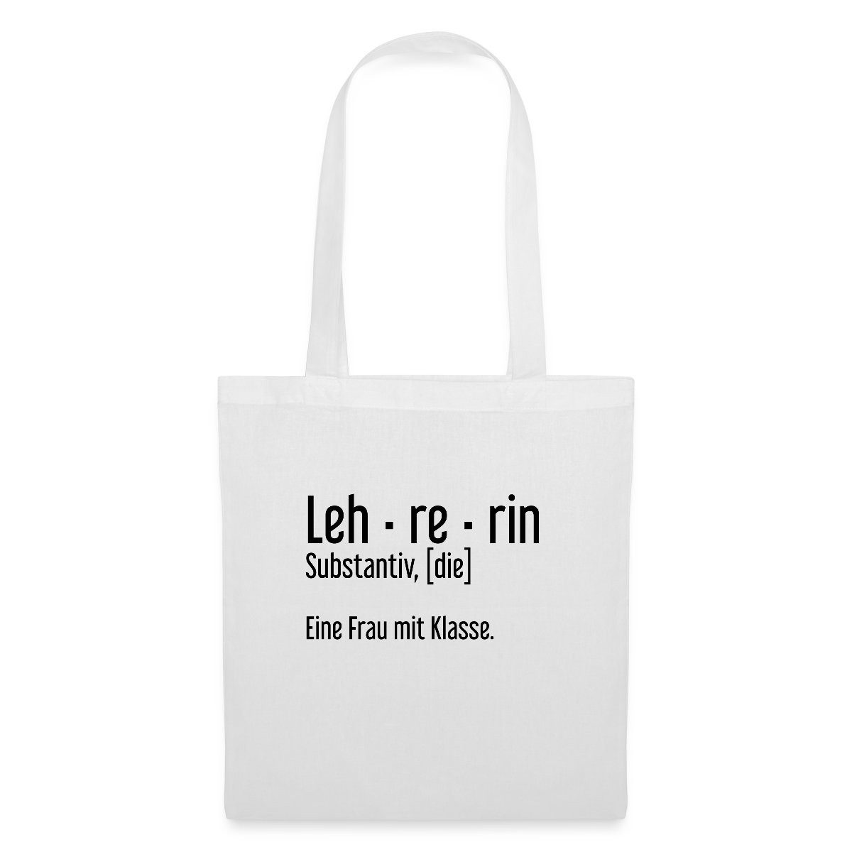 Henkeltasche Lehrerin Definition Frau Mit Klasse Geschenk Stoffbeutel
