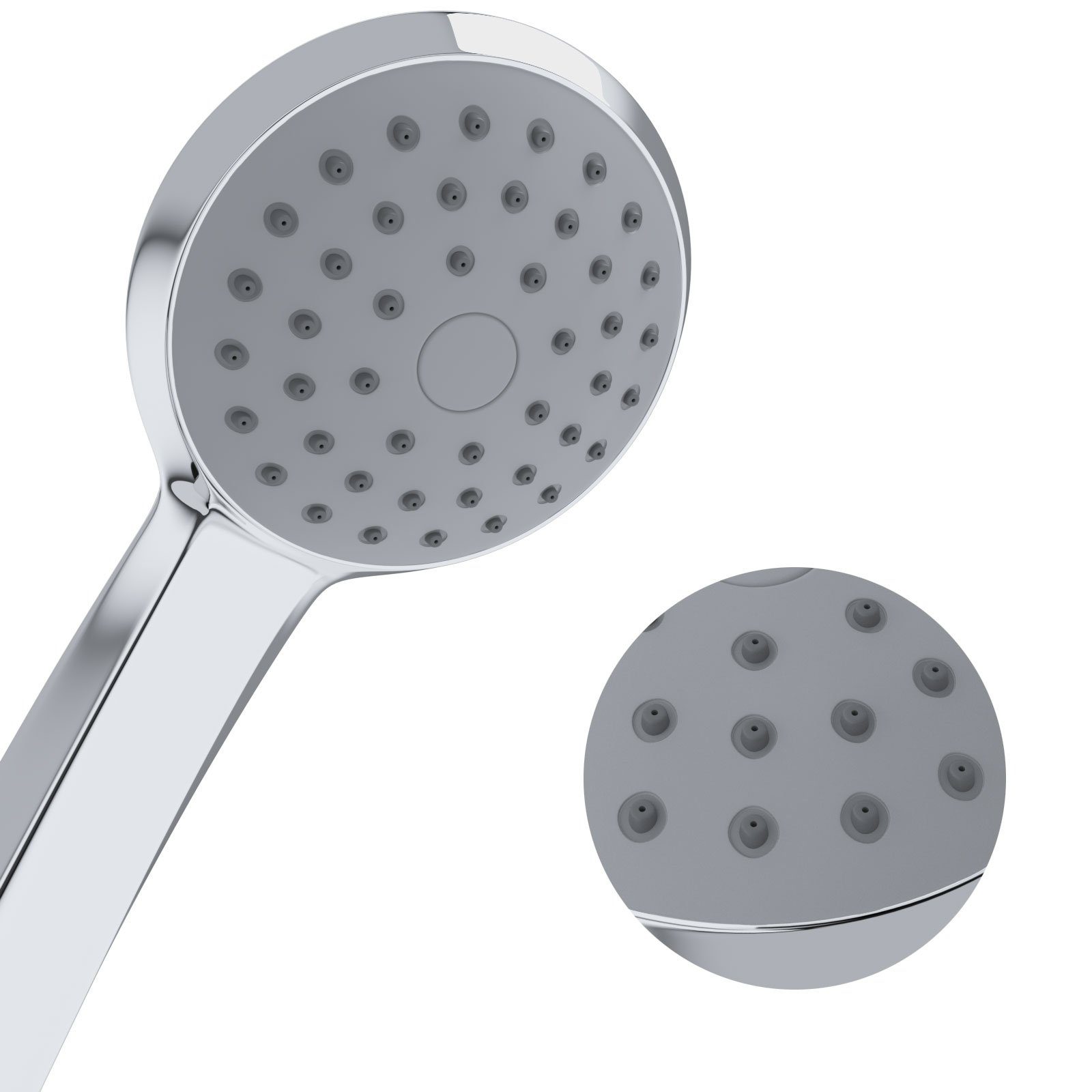 Wellgro Duschbrause Duschkopf aus hochwertigen ABS-Kunststoff günstig online kaufen