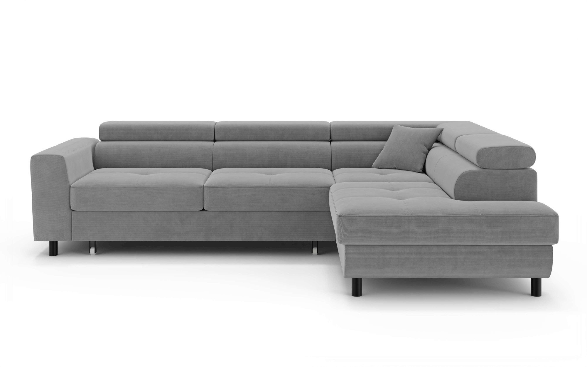 OTTO home Ecksofa AADEN Schlafsofa 254 cm - OTTO. Verlässliche Qualität., mit Bettfunktion, Bettkasten, Kopfstützen, rechts/links bestellbar