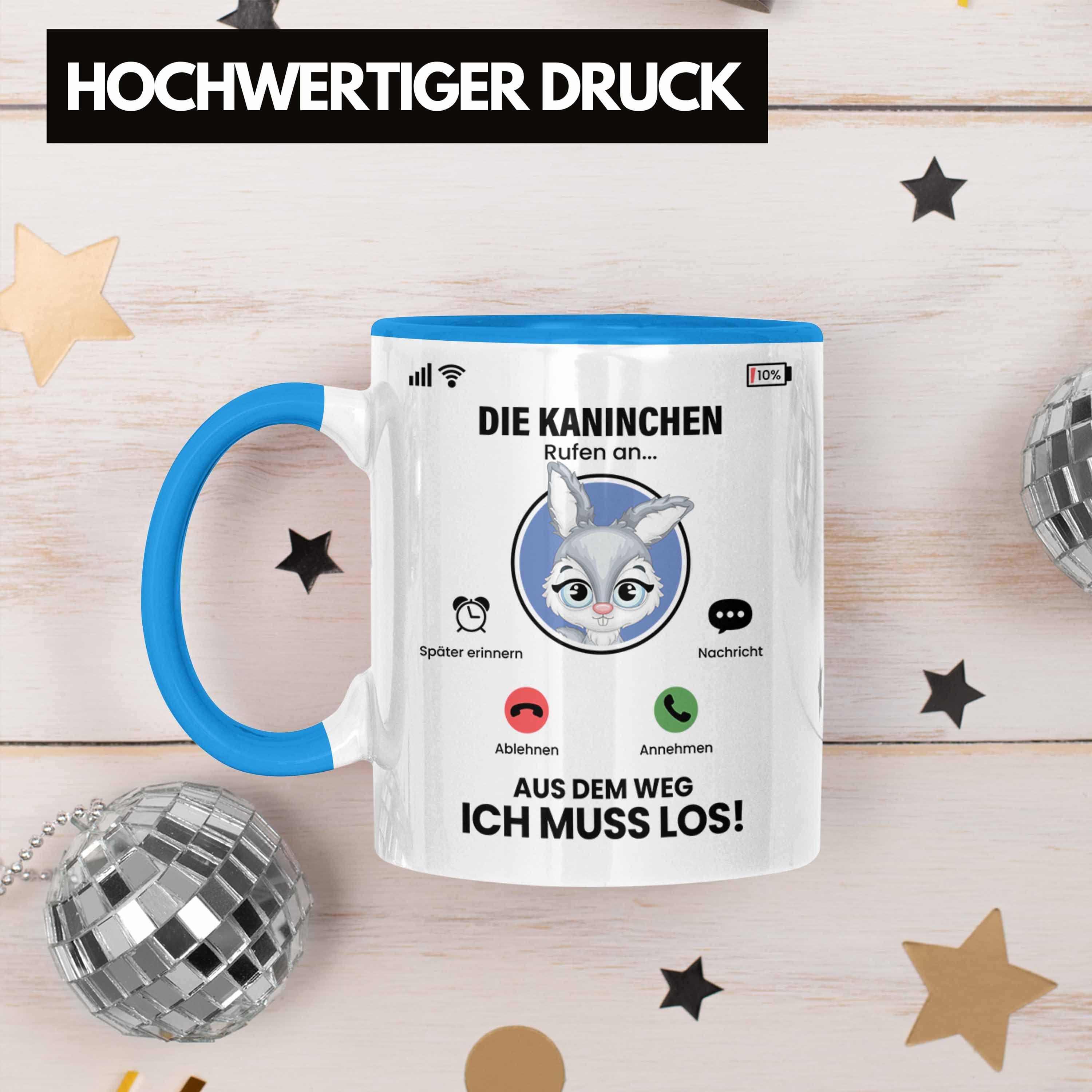 Besi Tasse Blau Kaninchen Hasen Rufen Geschenk Die Züchter Trendation Kaninchen Tasse An für