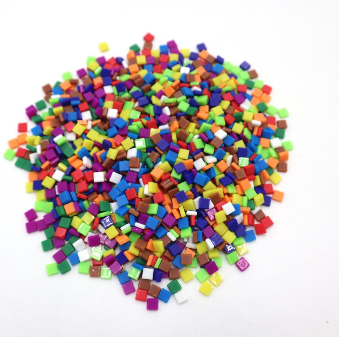 Armena Mosaikfliesen 5x5 mm Acrylmosaik gemischt 70 g / Packung (ca. 1150 Stück), mix