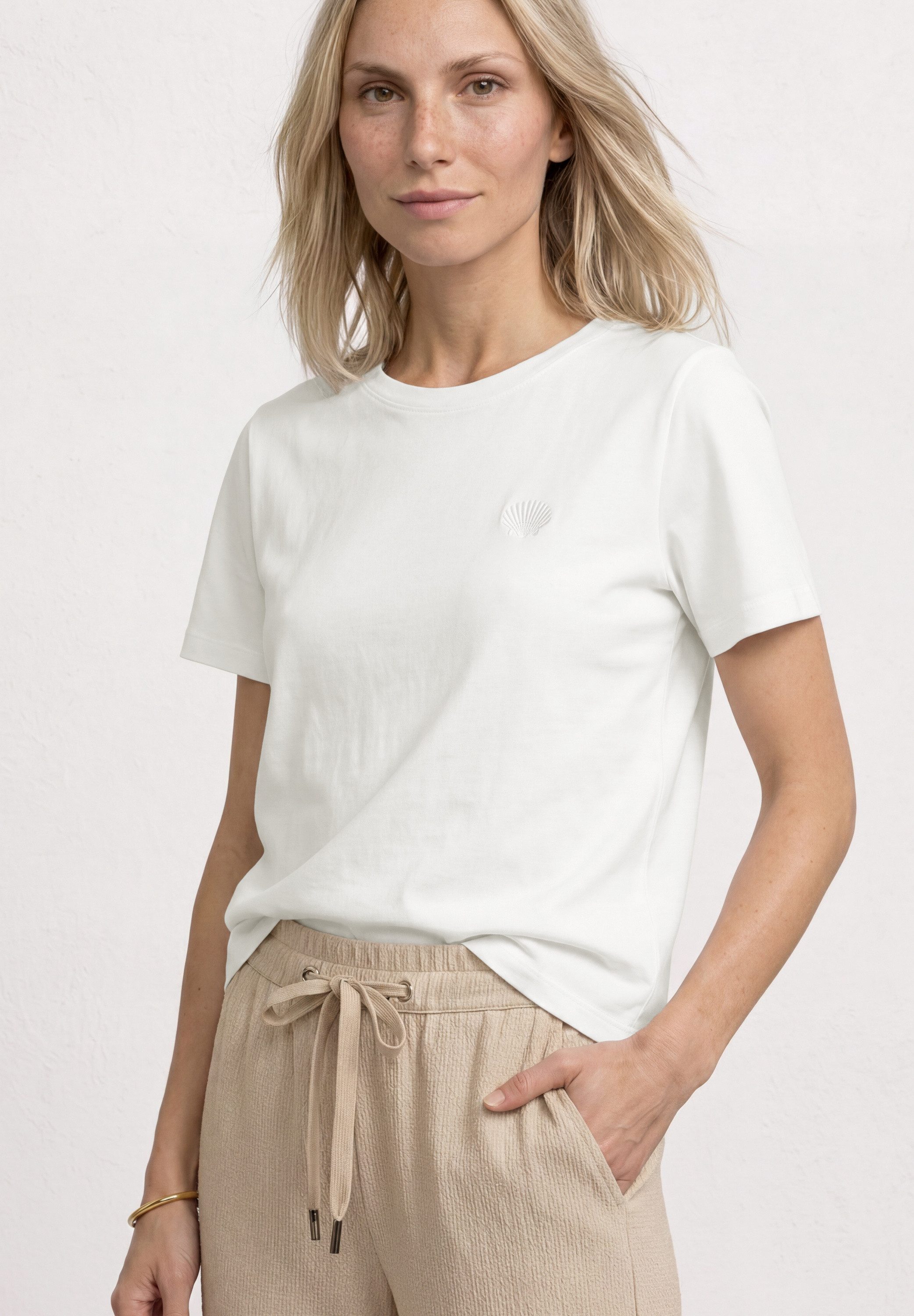 STREET ONE T-Shirt im soften Baumwoll-Mix