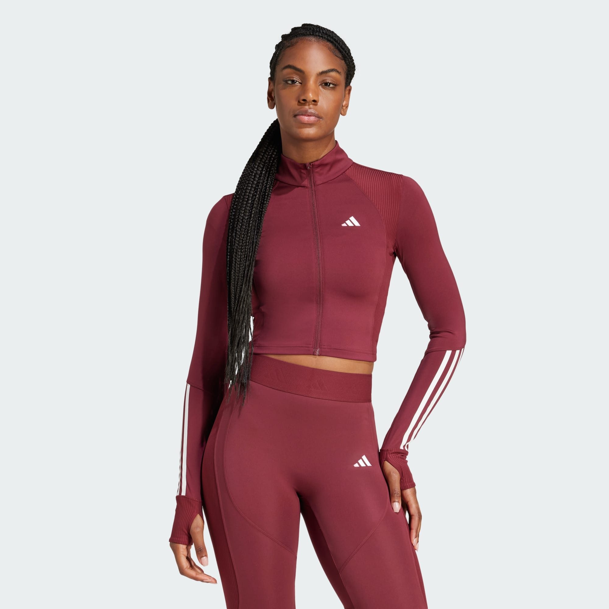 adidas Performance Trainingstop HYPERGLAM RIBBED JACKE günstig online kaufen