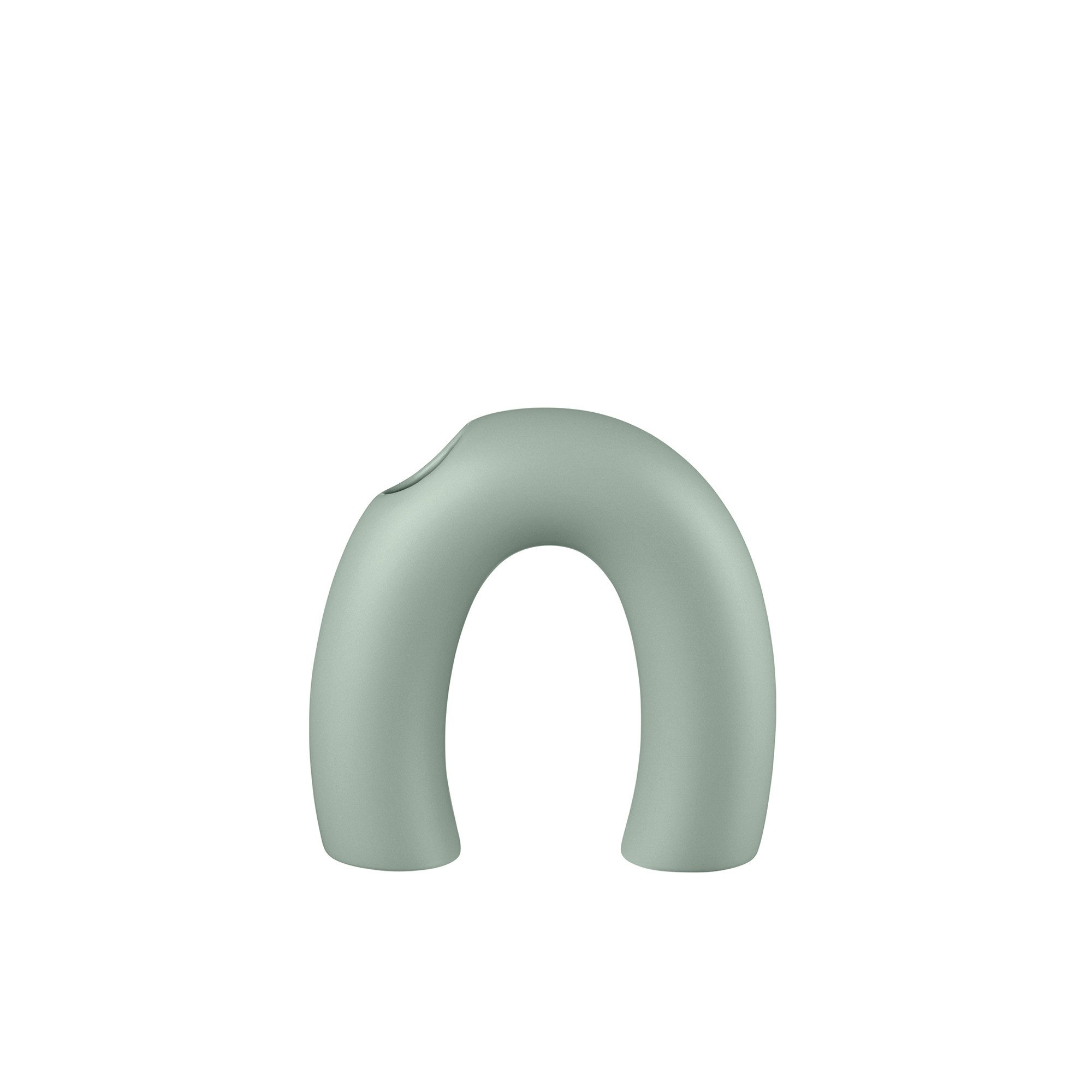 blomus Dekovase -KAGETSU- Vase aus Keramik: Zeitlose Eleganz für jeden Raum & Anlass, Designerstück, Hochwertig, Elegant, Steingut, Bogenform, Glanzglasur
