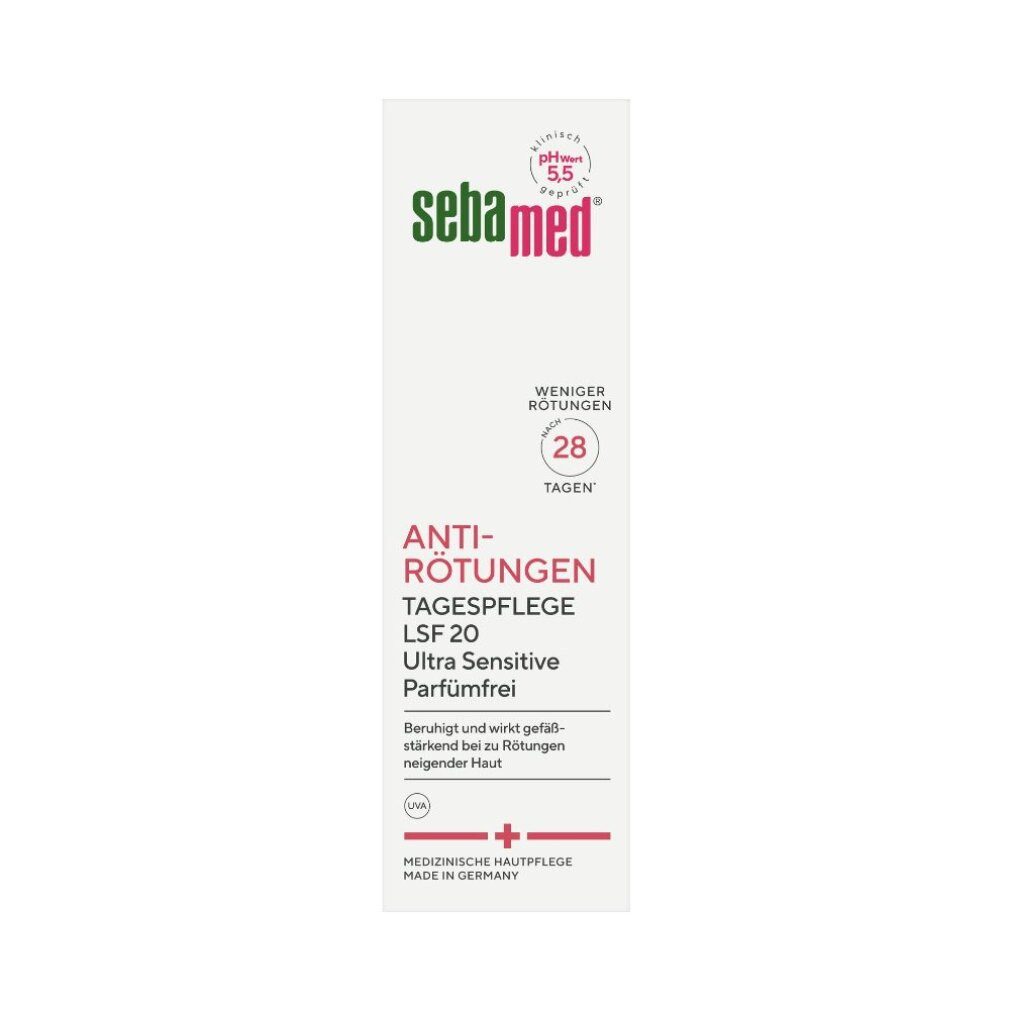 sebamed Tagescreme Leichte Tagescreme SPF 20 gegen Rötungen (Tagescreme) 50 ml