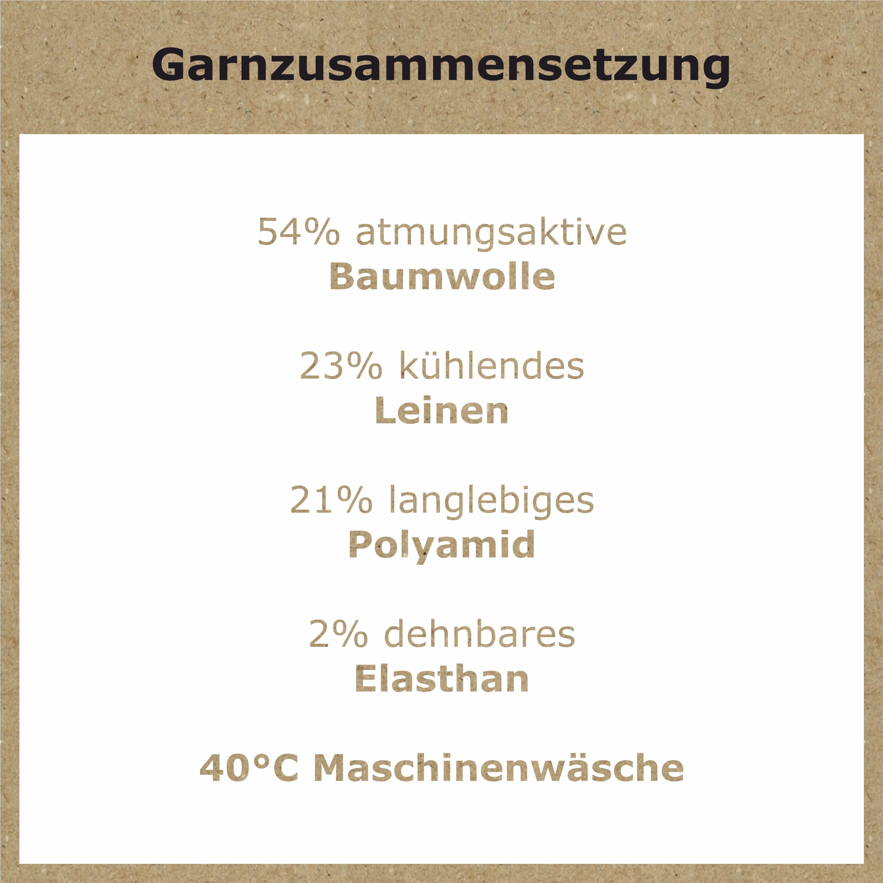 GAWILO Socken aus Leinen für Herren - ideale Socken für den Sommer (6 Paar) Hochwertige Leinensocken ohne Naht mit verstärkter Ferse & Spitze