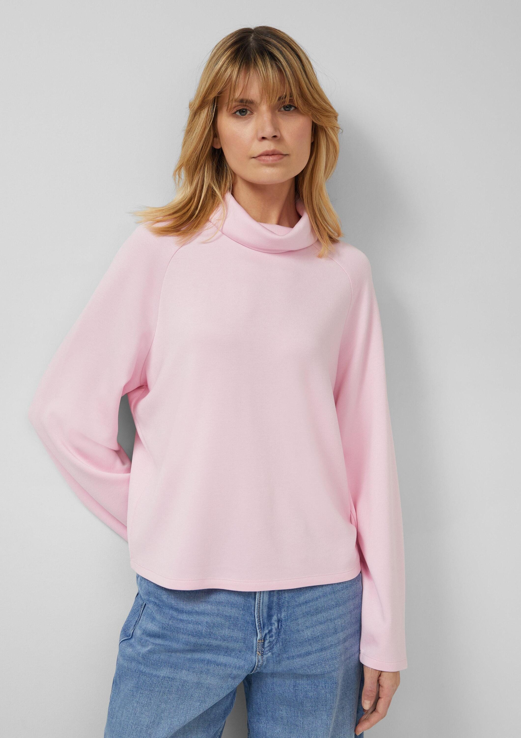 s.Oliver Sweatshirt Sweatshirt Sweatshirt aus Viskosemix im Relaxed Fit