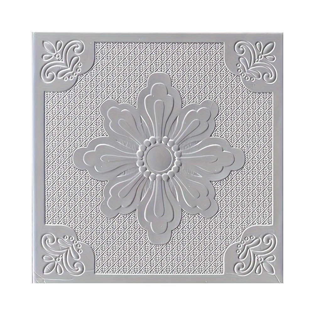 Agger 3D Wandpaneel 10 Stück Deckenplatten, 3D-Wandpaneele aus Schaumstoff zum Abziehen, (10-tlg) und Aufkleben, einfach zu installieren für Decken- und Wanddekoration