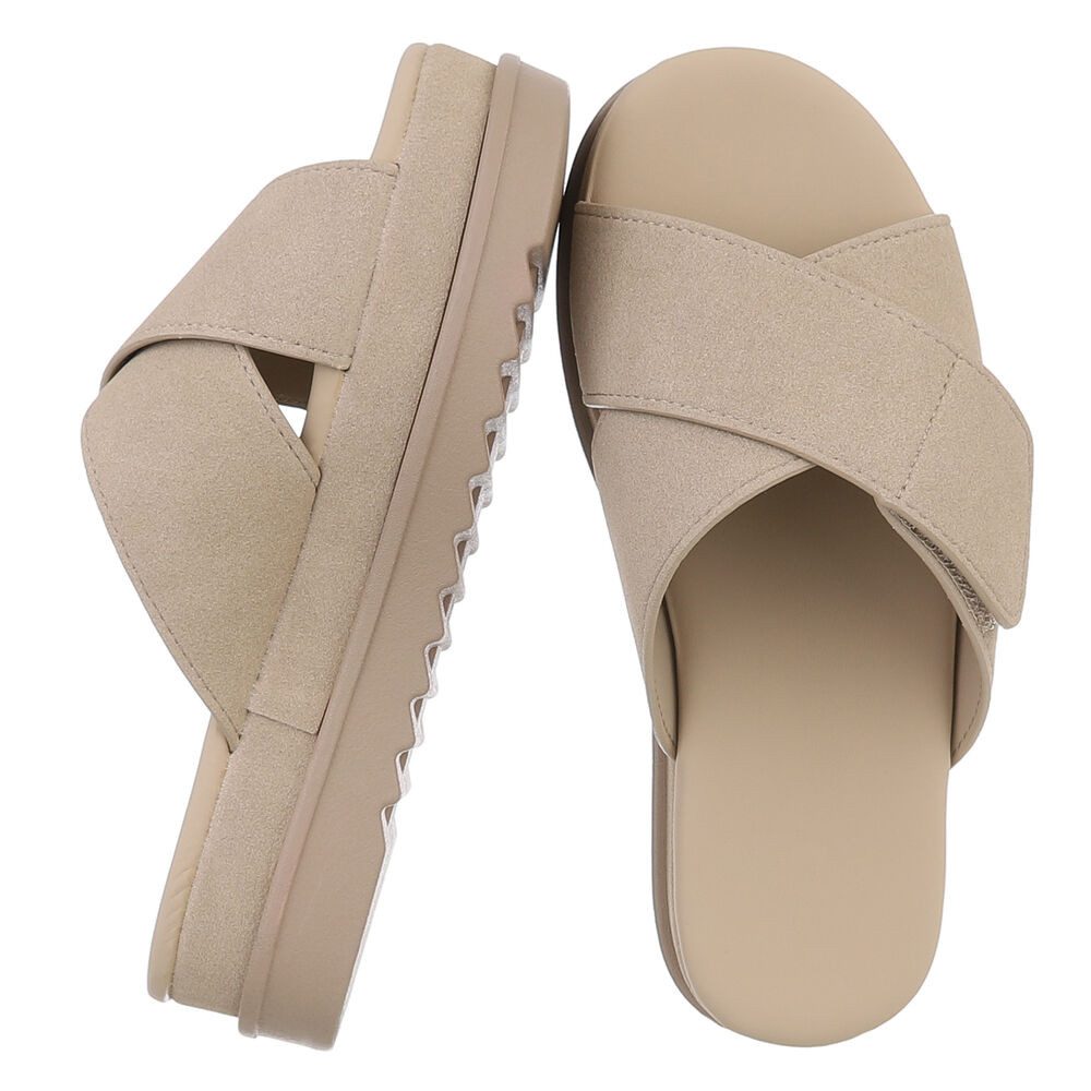 Ital-Design Bequeme Damen-Sandalen mit Klettverschluss in günstig online kaufen