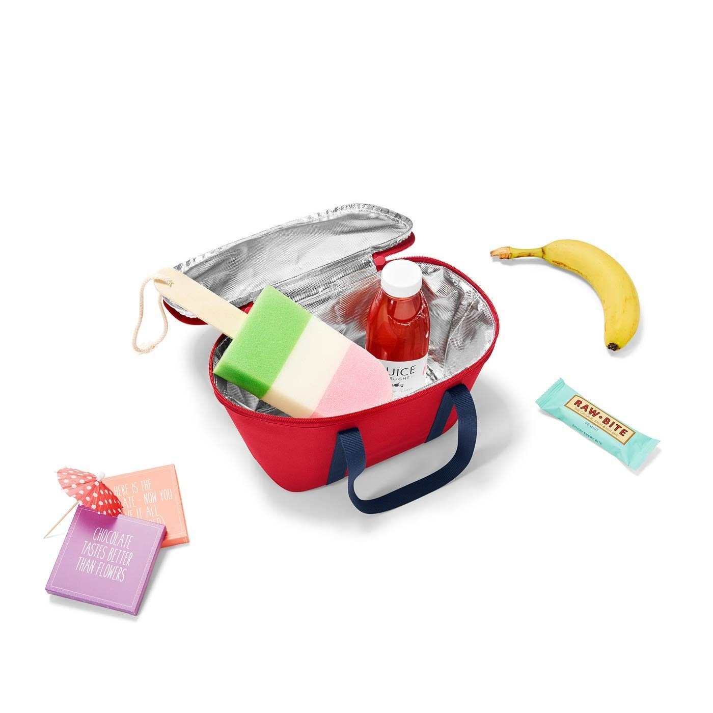 isolierte reisenthel xs coolerbag Einkaufskorb, REISENTHEL® tasche kühltasche Kinder Kids picknicktasche rot