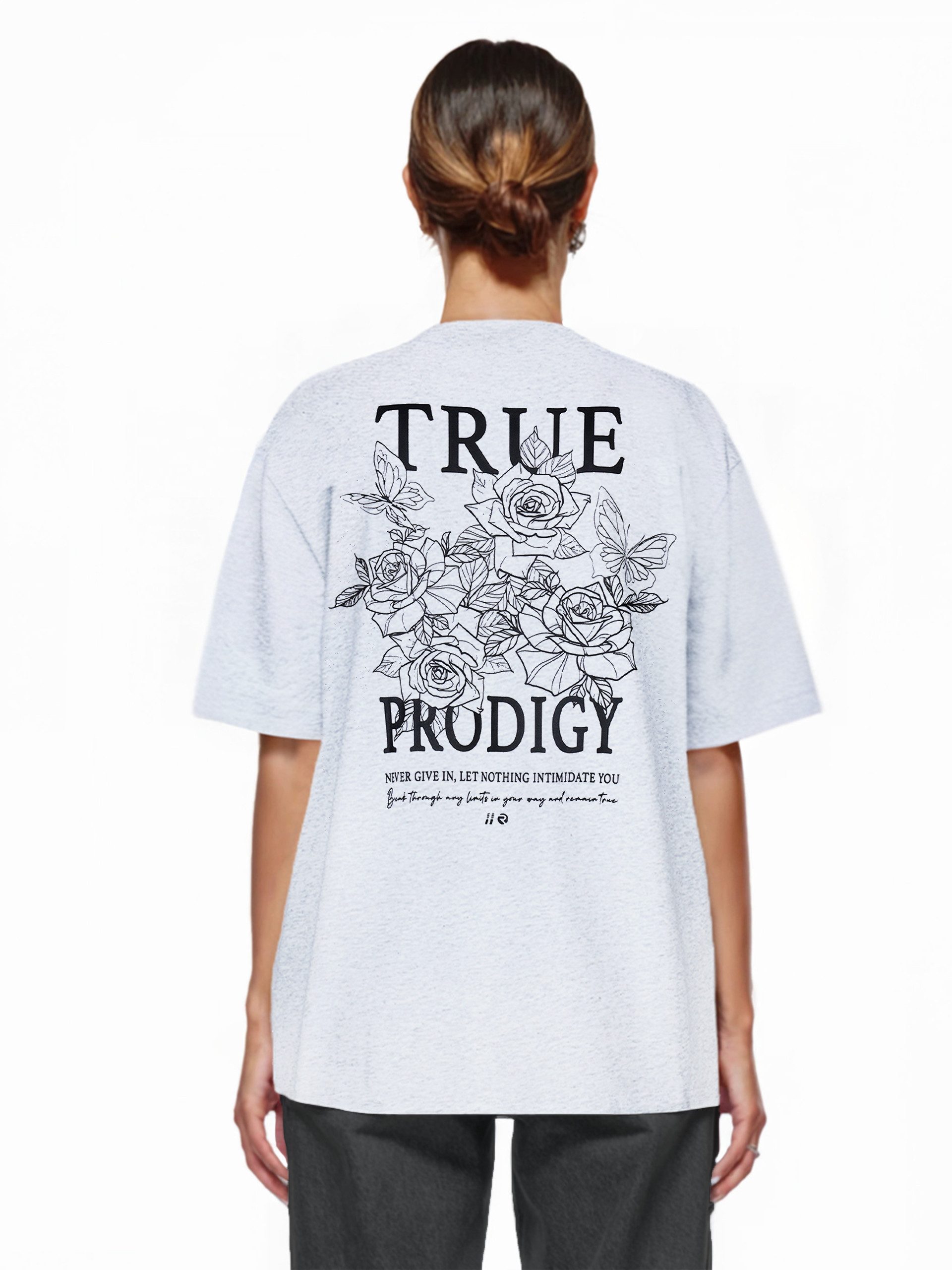 trueprodigy Oversize-Shirt Alex F Logoprint Rundhals günstig online kaufen