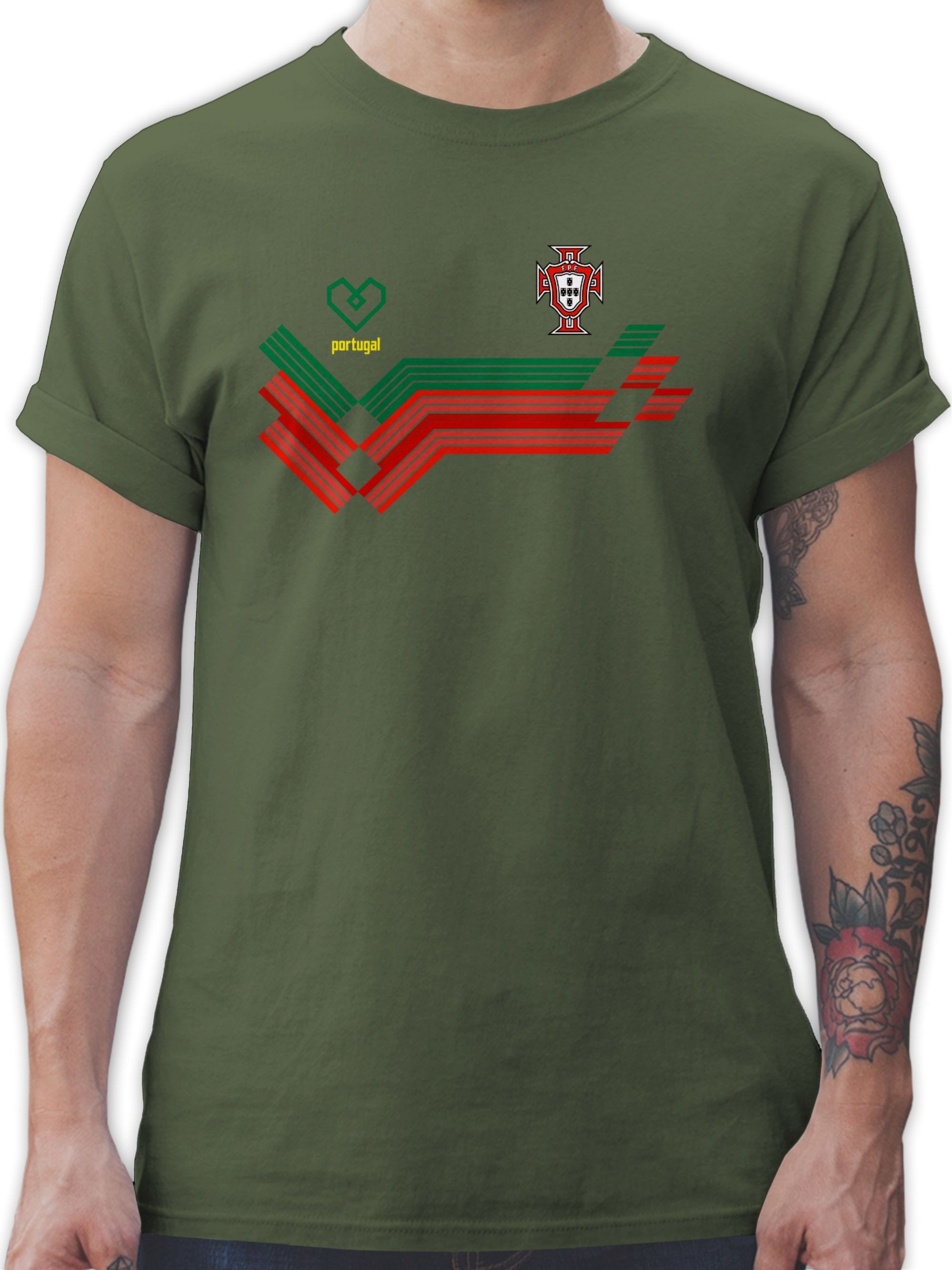 Shirtracer T-Shirt Portugal Fanartikel EM, Portugal günstig online kaufen