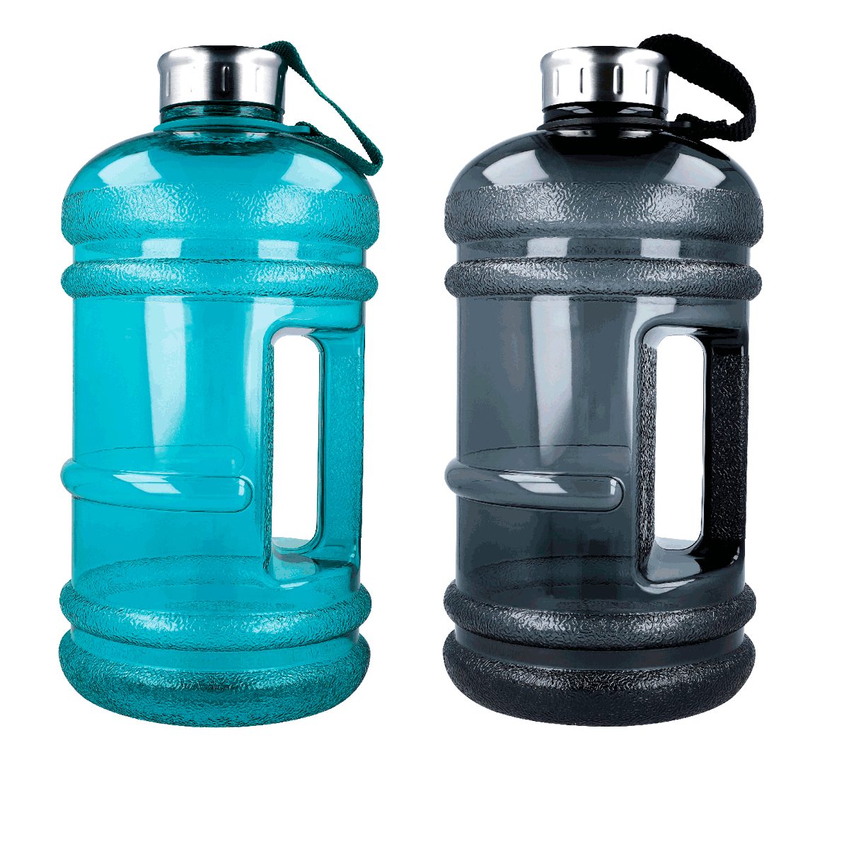 EUROHOME Trinkflasche Sport Trinkflasche 2,2 Liter Kunststoff mit Haltegriff, Wasserflasche Sport 2l - Wasserkanister Kunststoff