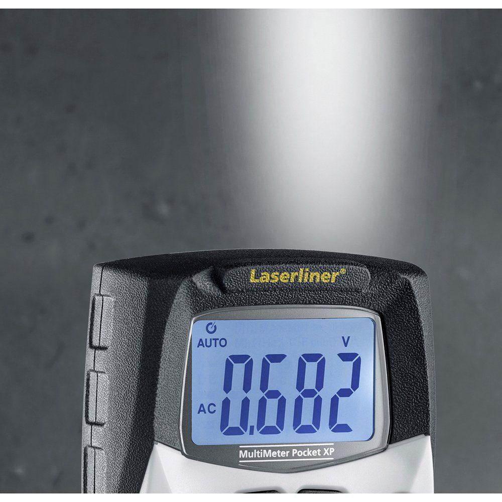 LASERLINER Spannungsprüfer Laserliner Hand-Multimeter digital CAT III 600 V, CAT IV 600 V Anze, (083.036A)