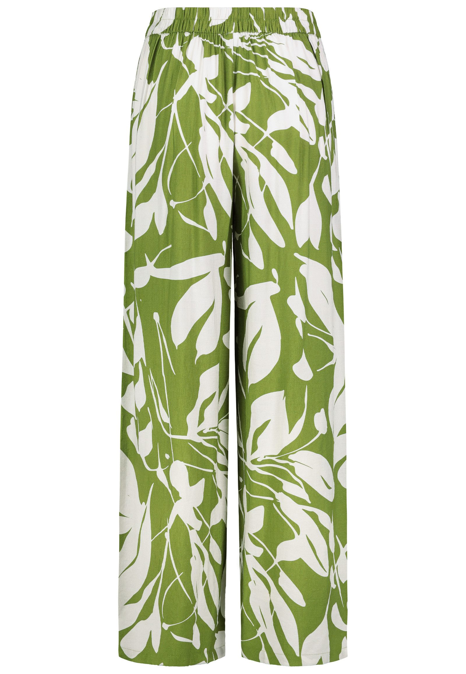 SUBLEVEL Chinos Damen Luftige Sommerhose Freizeit Weit geschnitten Stoff Palazzo-Hose