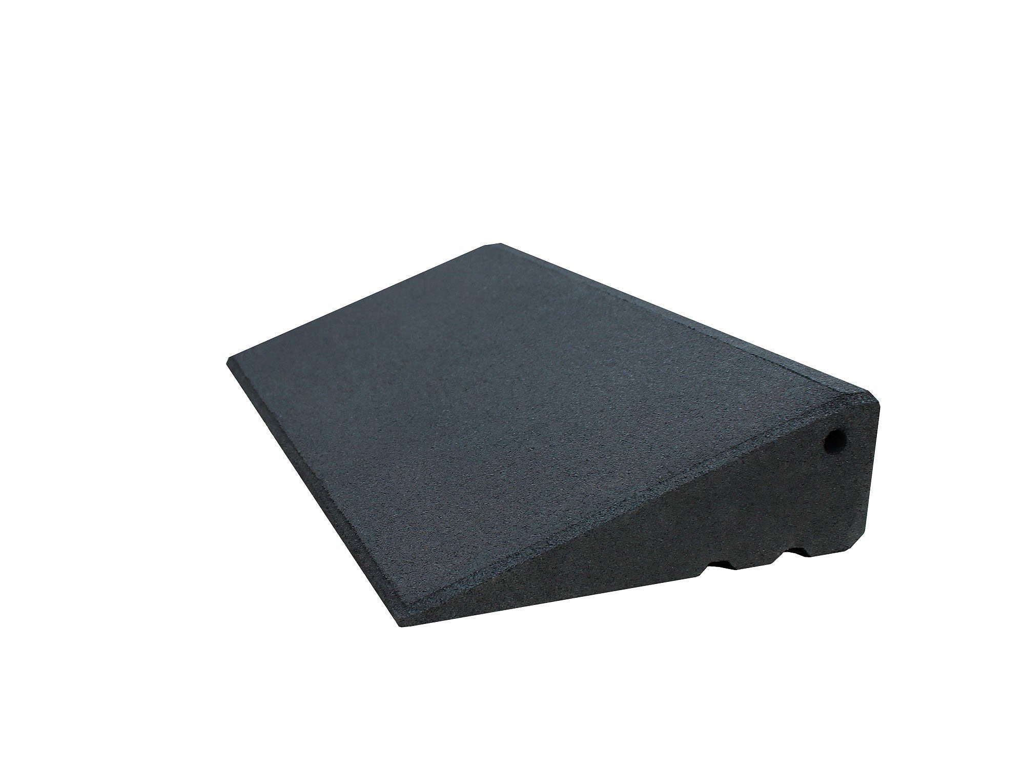RO-FLEX Auffahrrampe Rampe Pro 95 mm hoch aus Gummigranulat LxBxH 500 x 280 x 95 mm