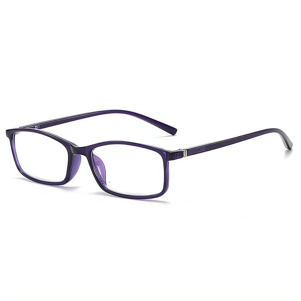 PACIEA Lesebrille Mode bedruckte Rahmen anti blaue presbyopische Gläser lila