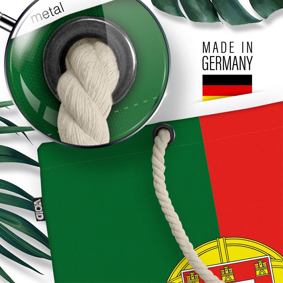 VOID Strandtasche (1-tlg), Portugal Flagge EM WM Länderflagge